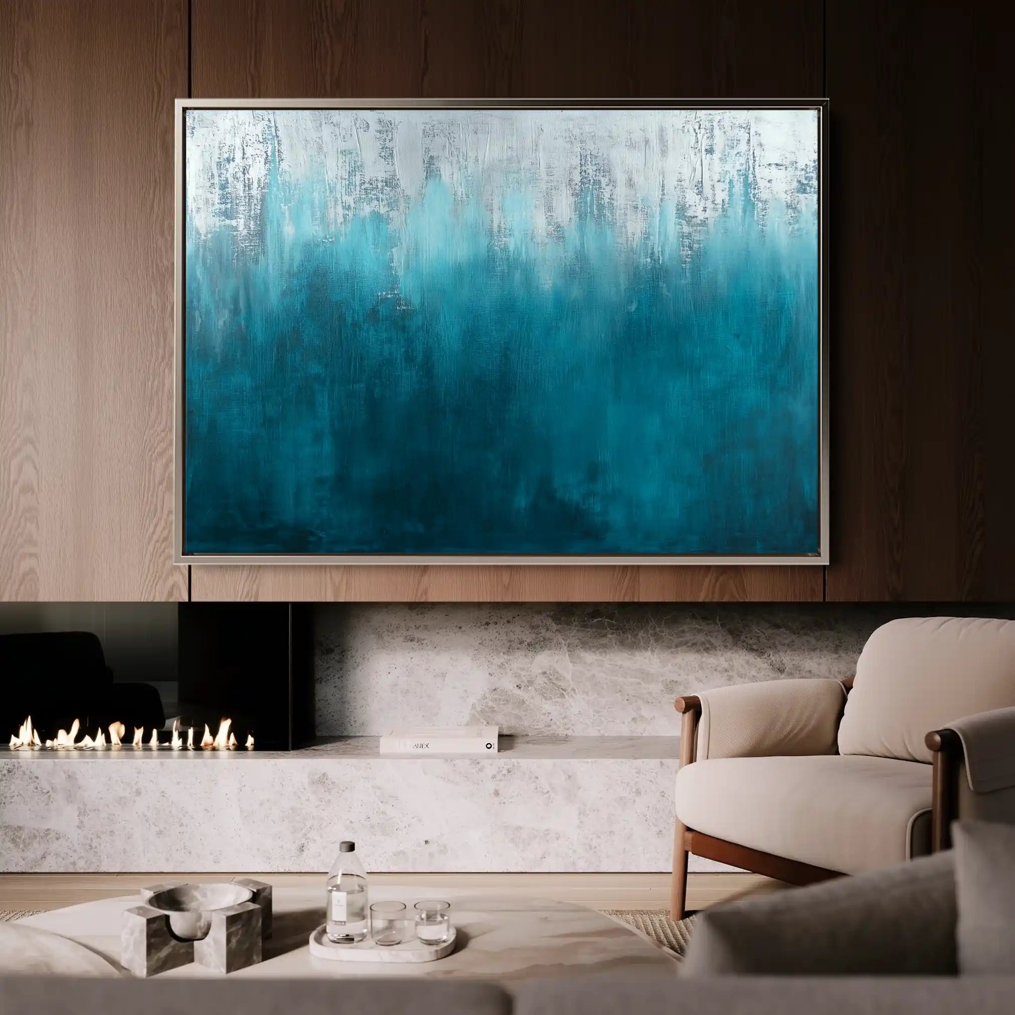 Abstract 679 Canvas Art 60 x 40 cm / Stretched on hidden frame