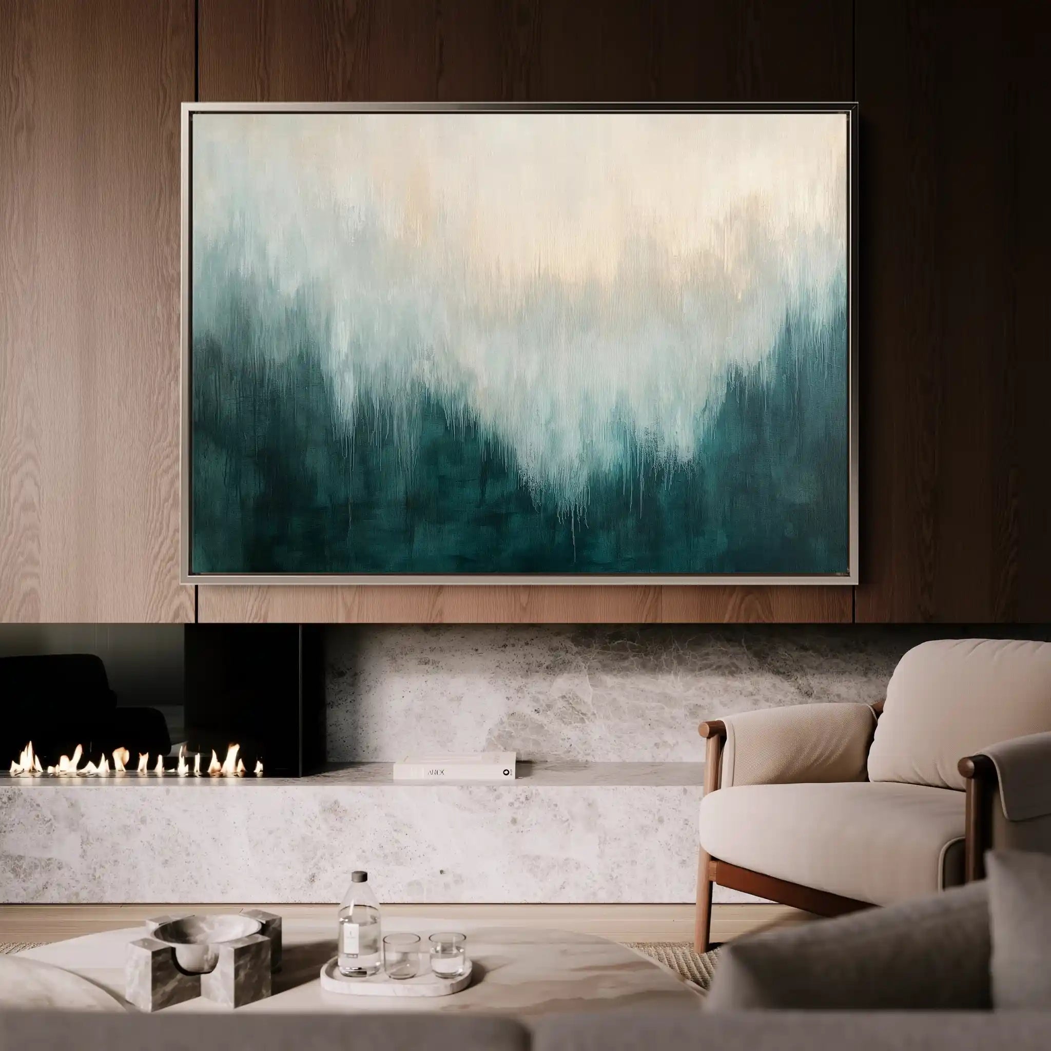 Abstract 682 Canvas Art 60 x 40 cm / Stretched on hidden frame