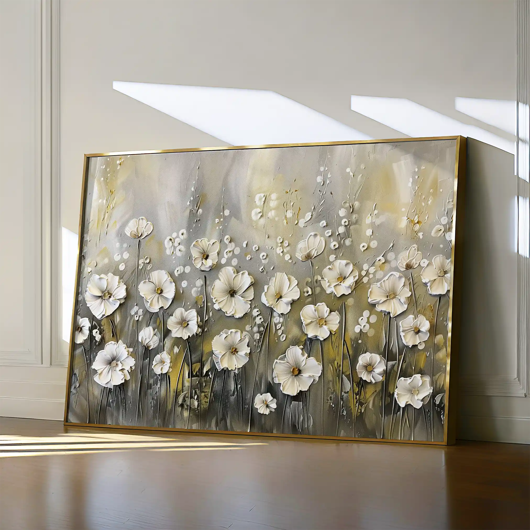 Floral Canvas Wall Art WAD683-F 90 x 60 cm / Stretched on hidden frame