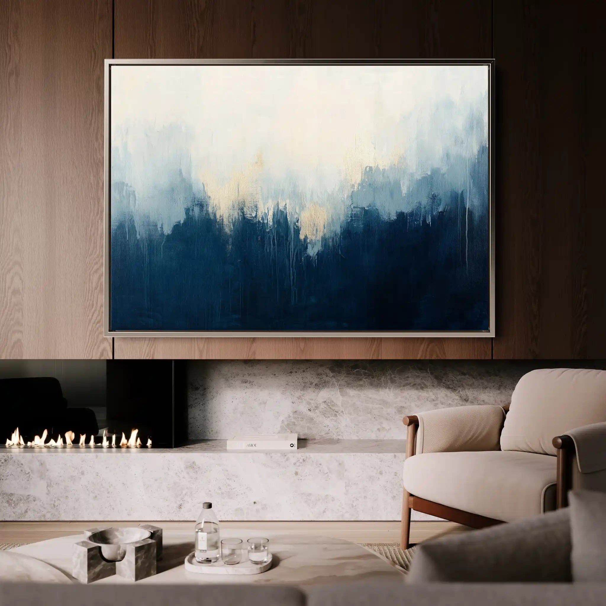 Abstract 685 Canvas Art 60 x 40 cm / Stretched on hidden frame