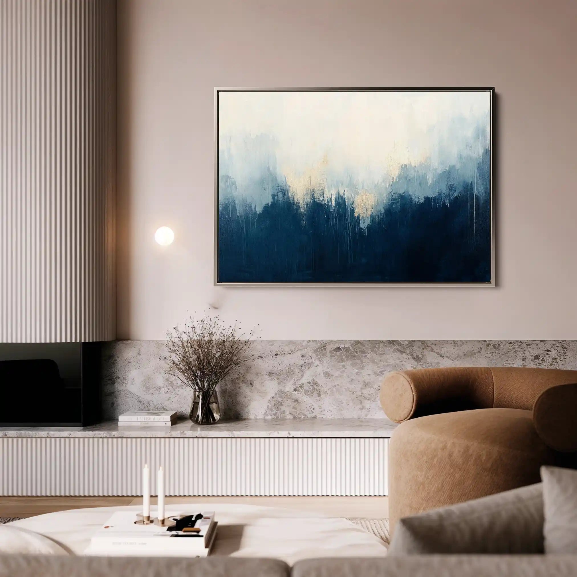 Abstract 685 Canvas Art 60 x 40 cm / Stretched on hidden frame