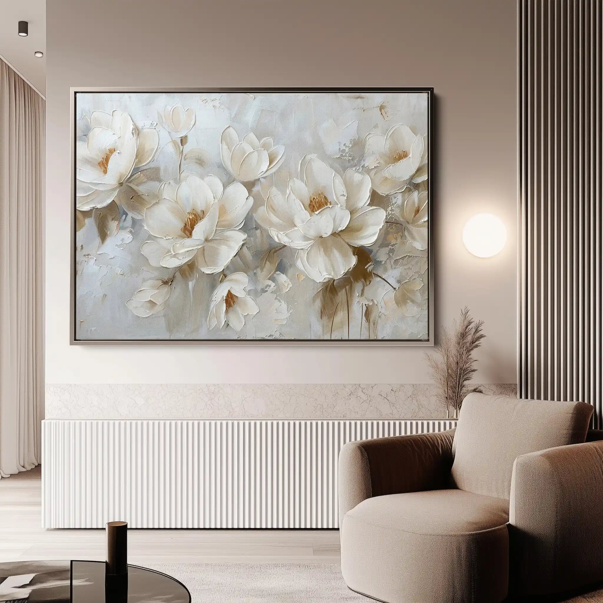Floral Canvas Wall Art WAD686-F 90 x 60 cm / Stretched on hidden frame