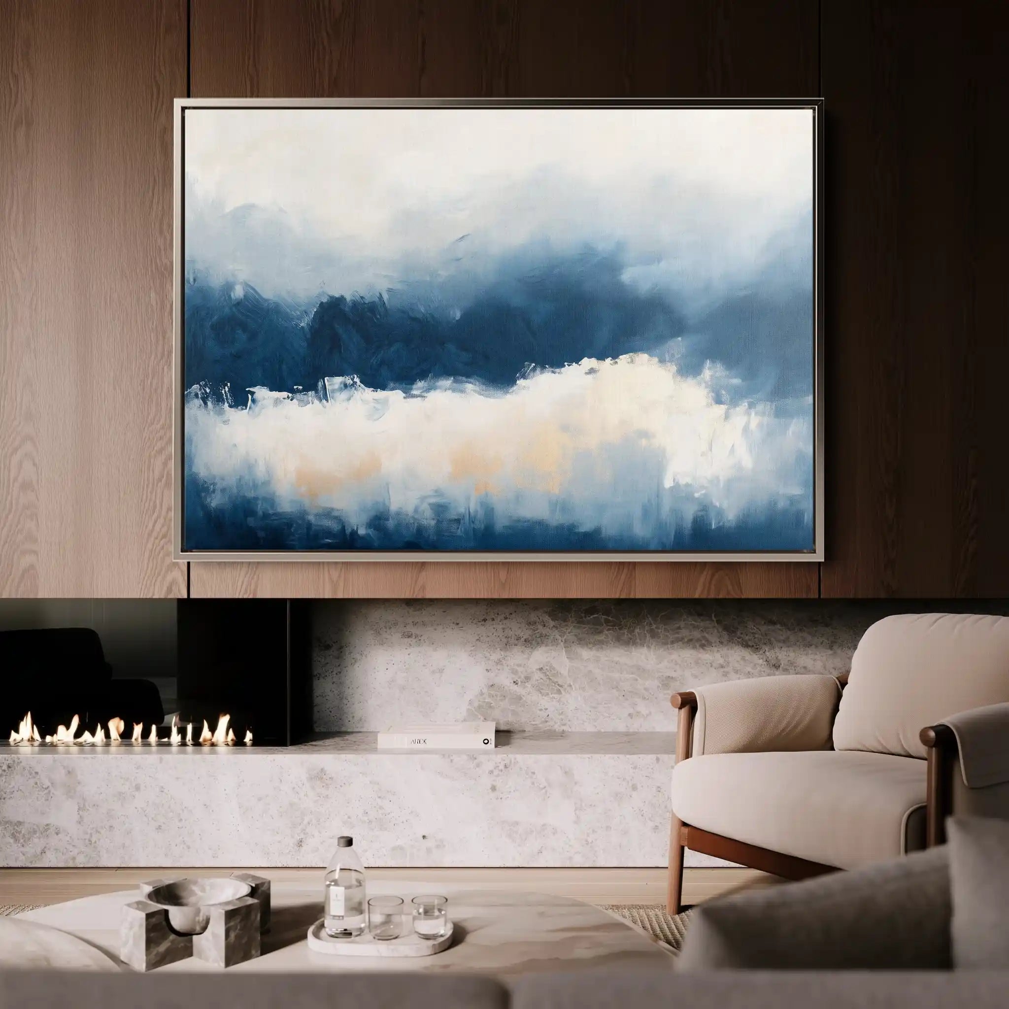 Abstract 688 Canvas Art 60 x 40 cm / Stretched on hidden frame