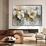 Floral Canvas Wall Art WAD689-F 90 x 60 cm / Stretched on hidden frame