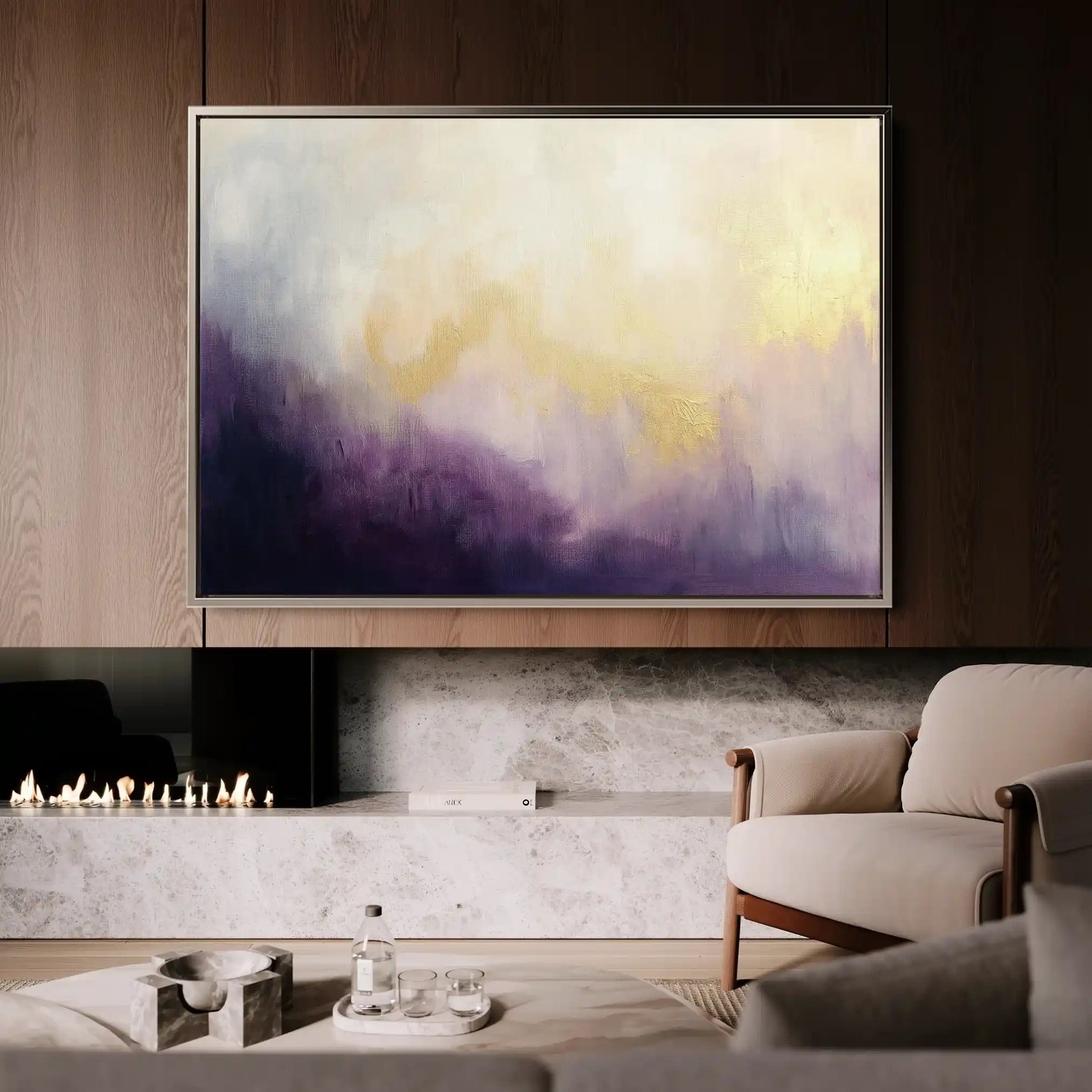 Abstract 690 Canvas Art 60 x 40 cm / Stretched on hidden frame