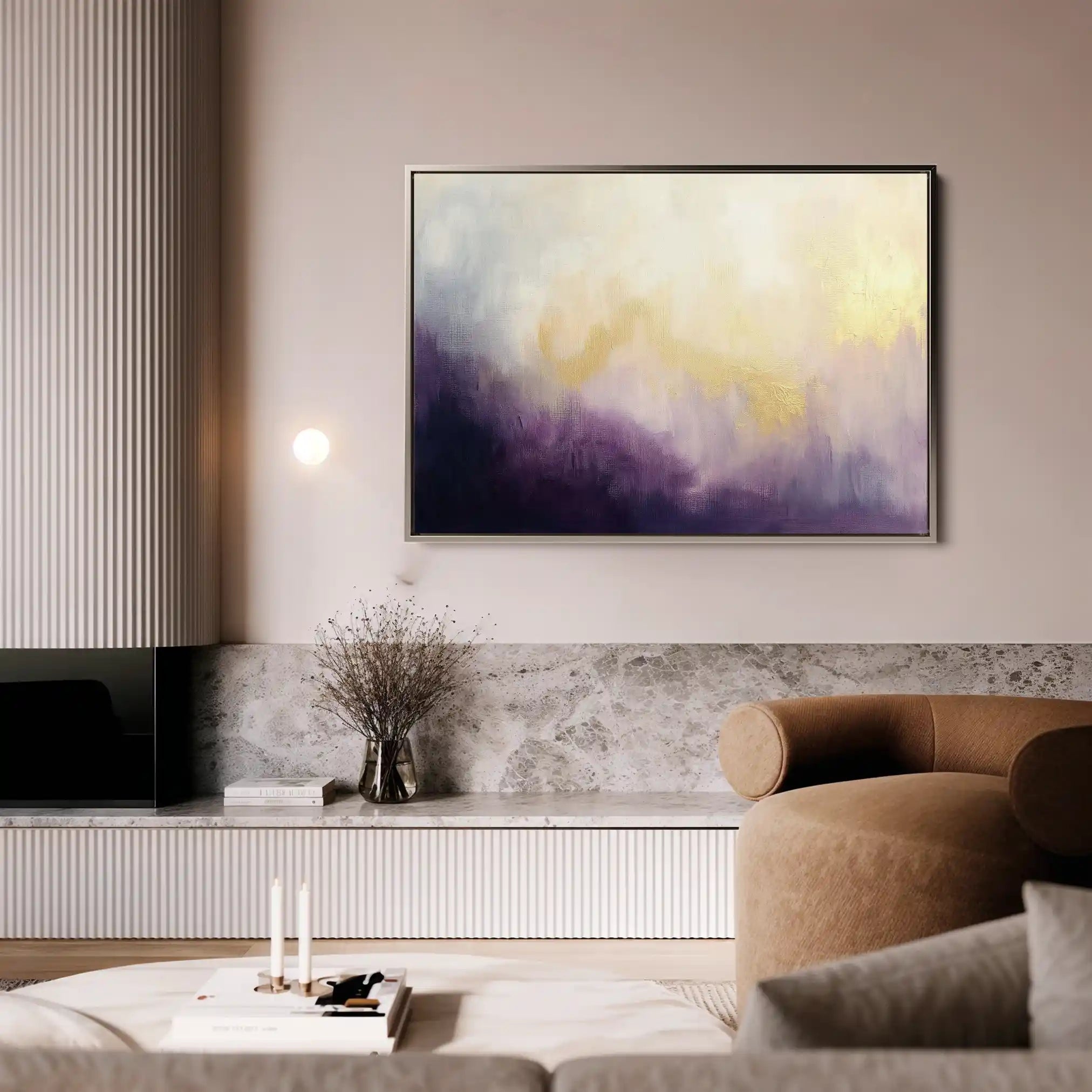 Abstract 690 Canvas Art 60 x 40 cm / Stretched on hidden frame
