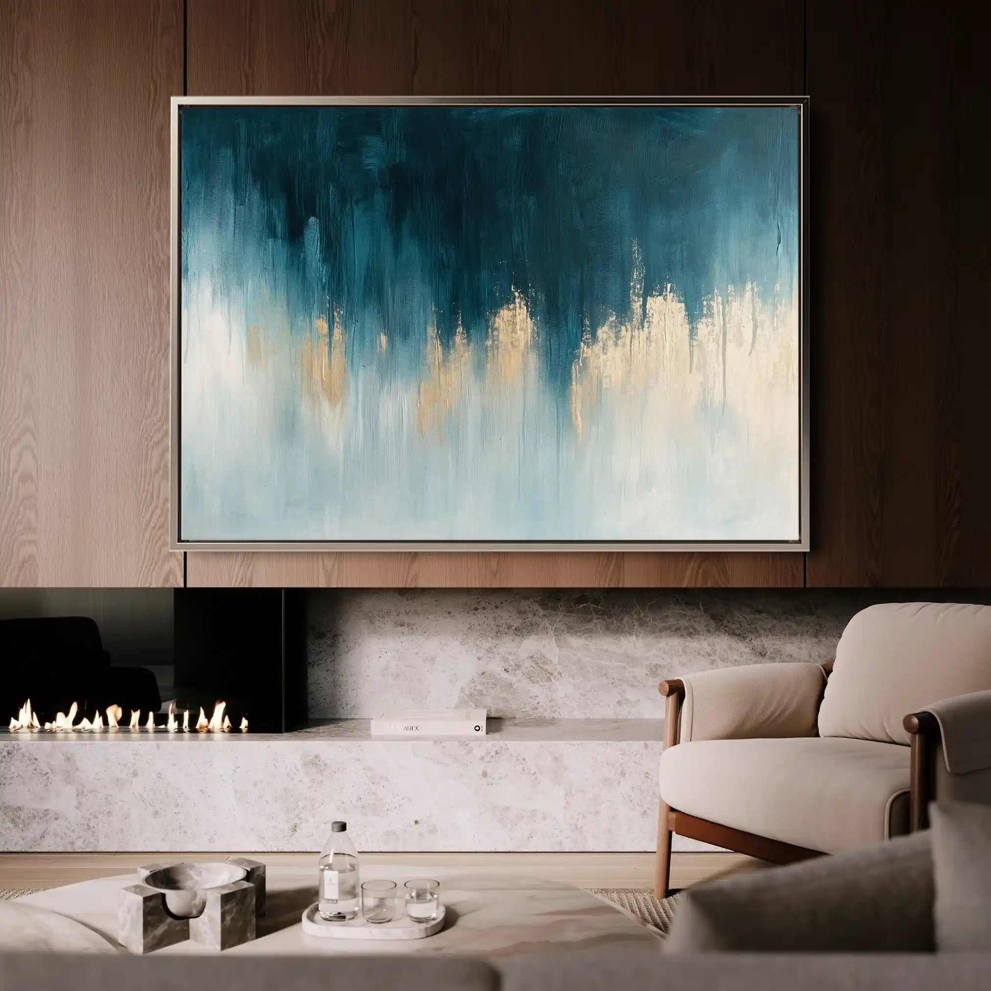 Abstract 692 Canvas Art 60 x 40 cm / Stretched on hidden frame