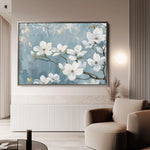 Floral Canvas Wall Art WAD692-F 90 x 60 cm / Stretched on hidden frame