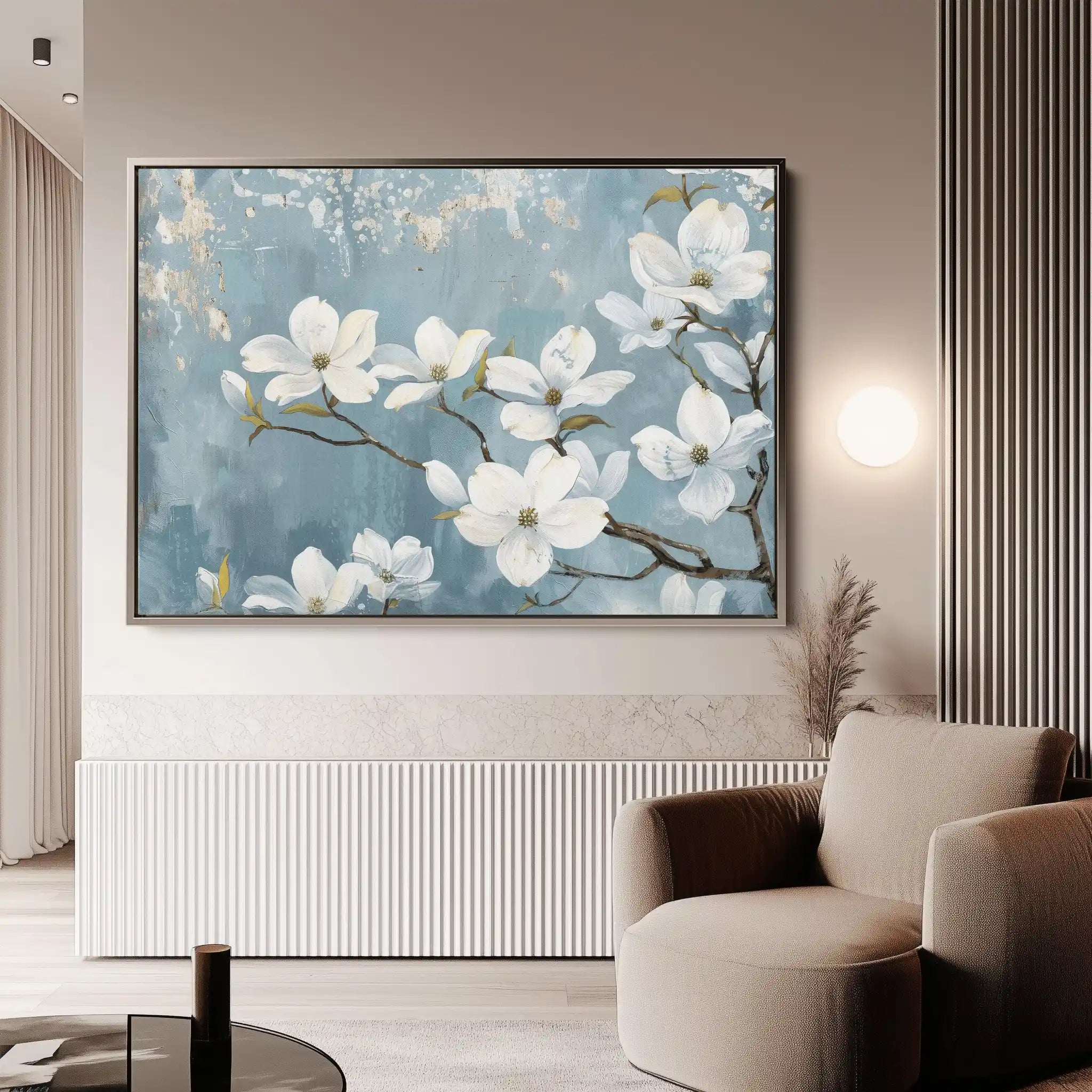Floral Canvas Wall Art WAD692-F 90 x 60 cm / Stretched on hidden frame