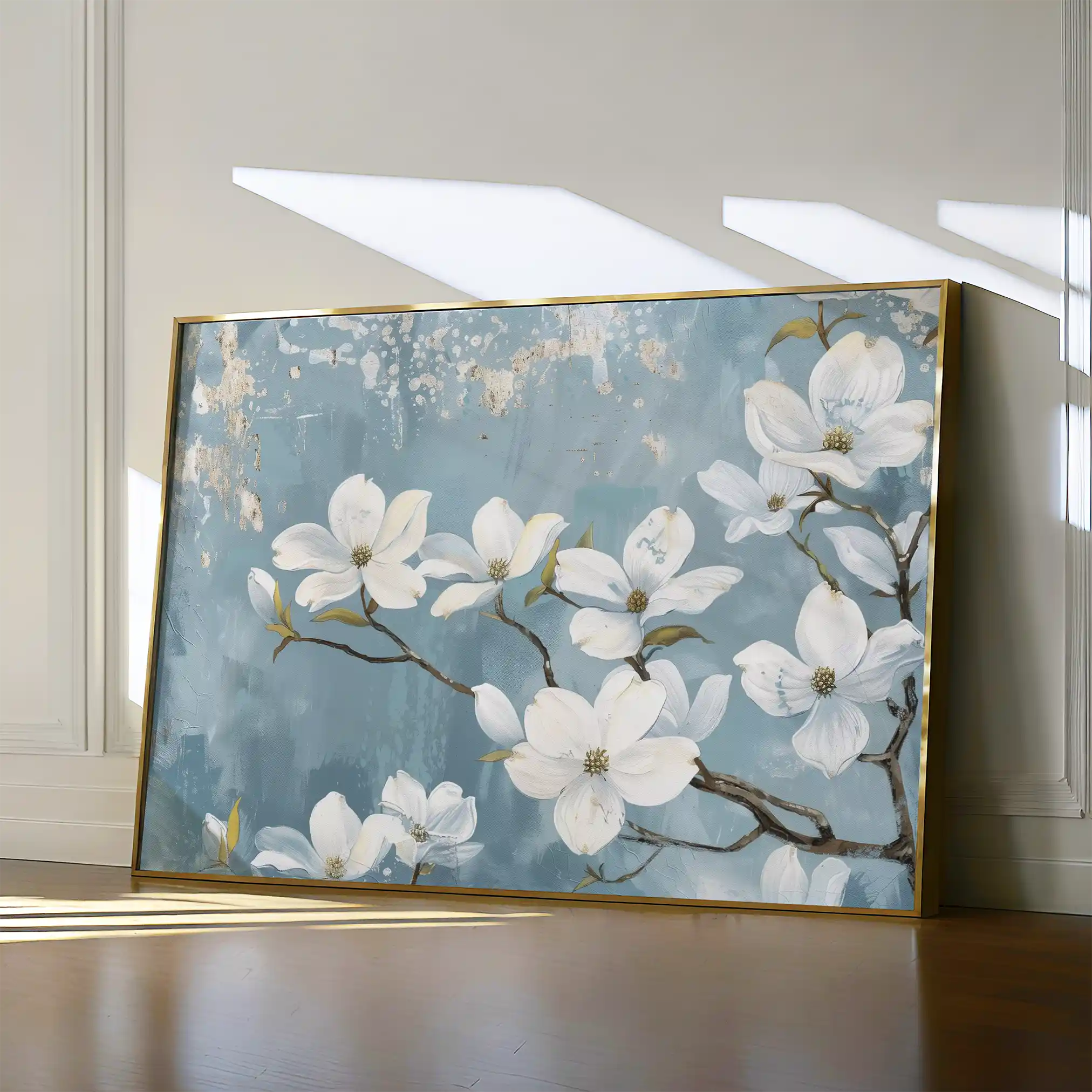 Floral Canvas Wall Art WAD692-F 90 x 60 cm / Stretched on hidden frame