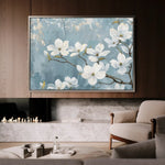 Floral Canvas Wall Art WAD692-F 90 x 60 cm / Stretched on hidden frame