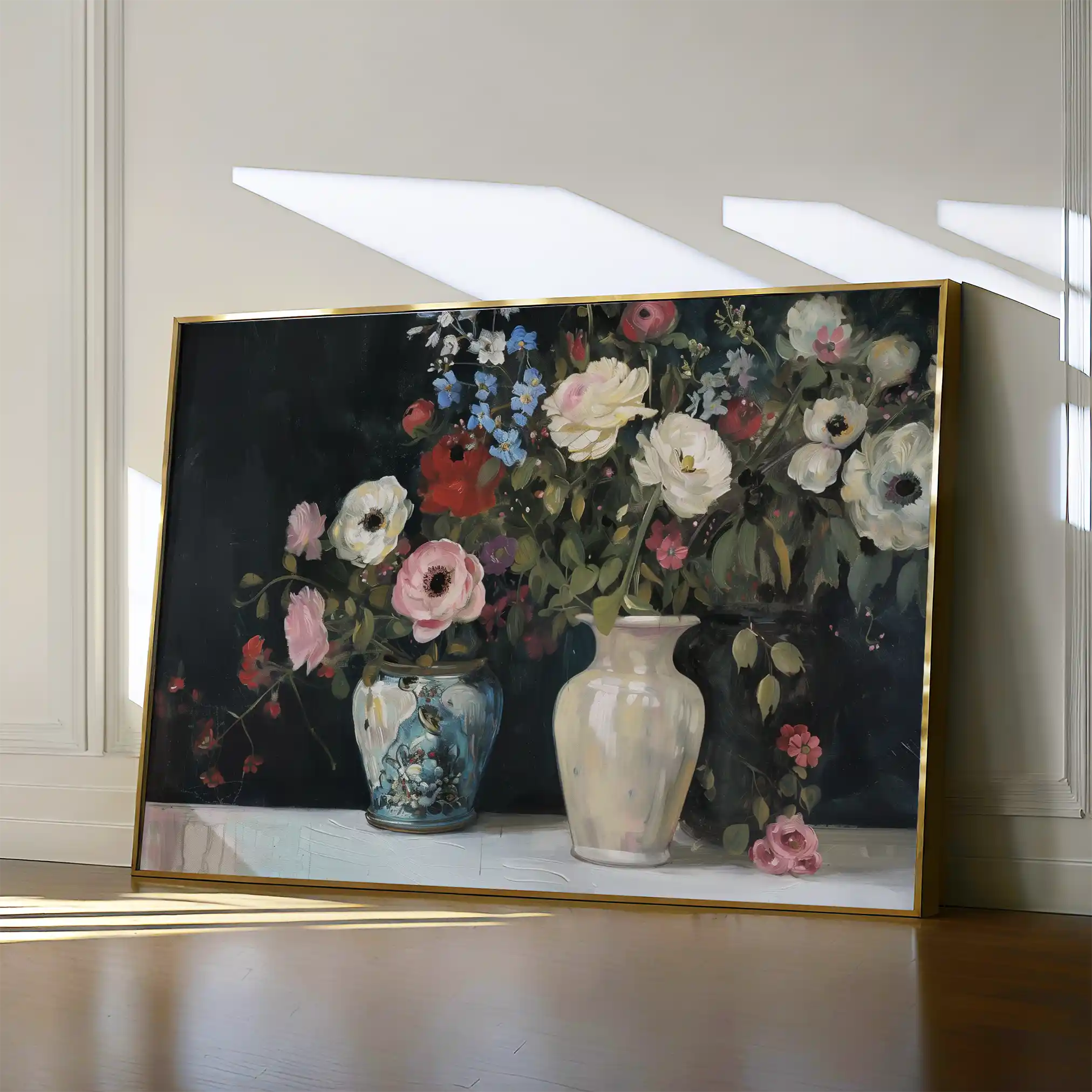 Floral Canvas Wall Art WAD693-F 90 x 60 cm / Stretched on hidden frame