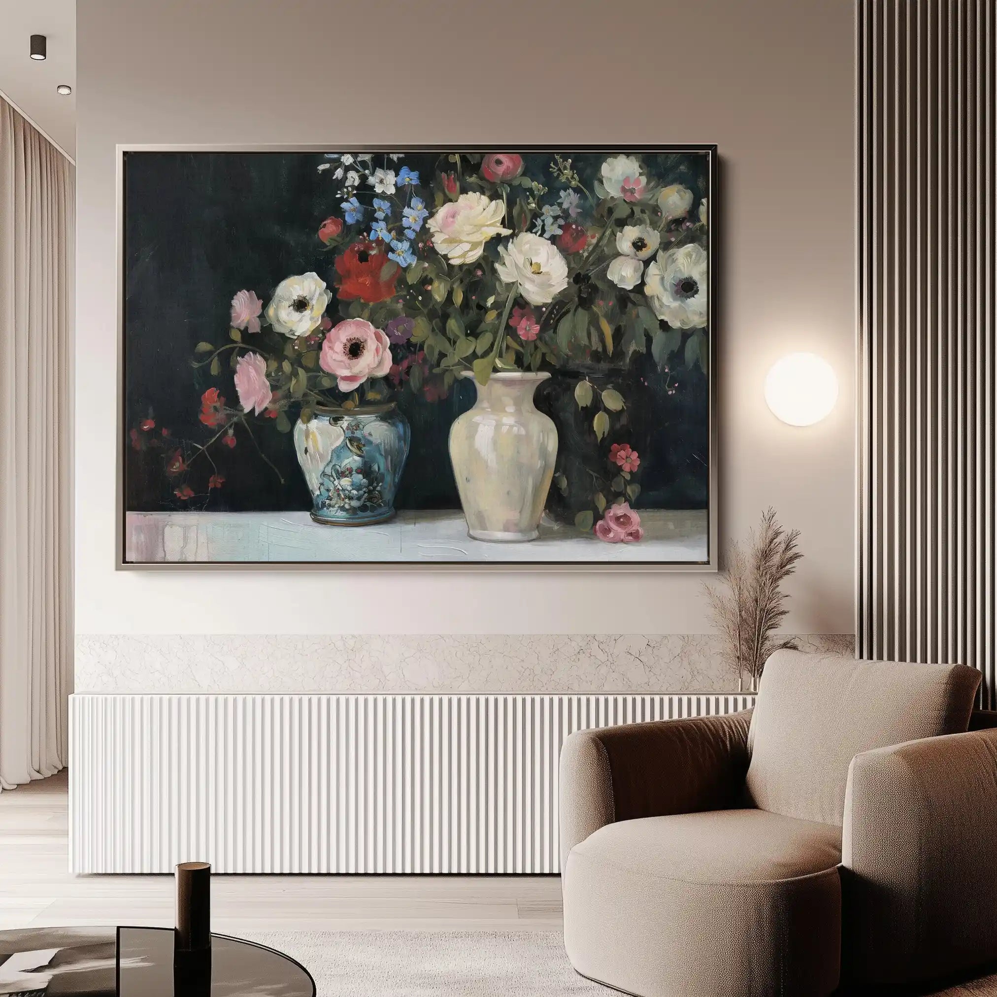 Floral Canvas Wall Art WAD693-F 90 x 60 cm / Stretched on hidden frame