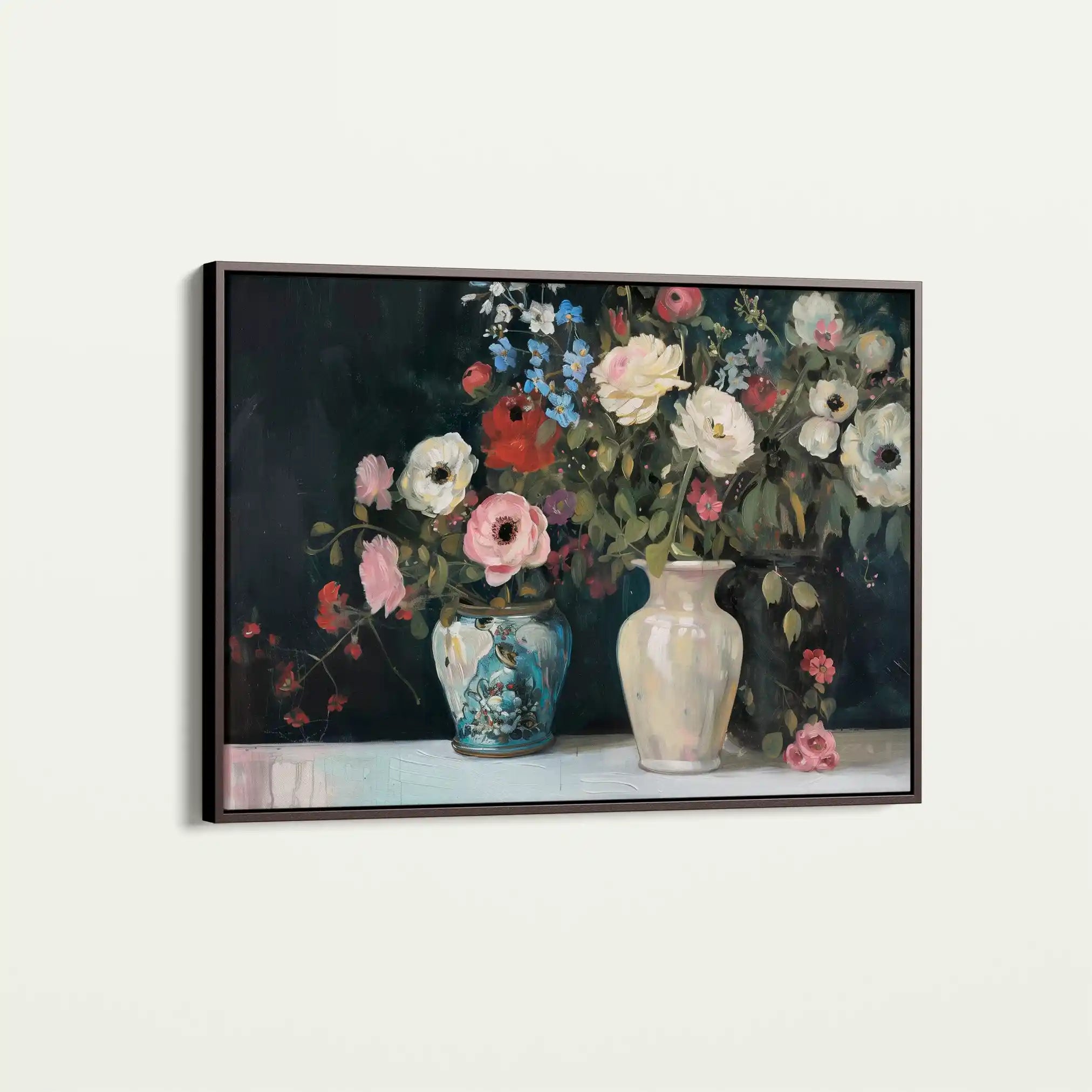 Floral Canvas Wall Art WAD693-F 90 x 60 cm / Stretched on hidden frame