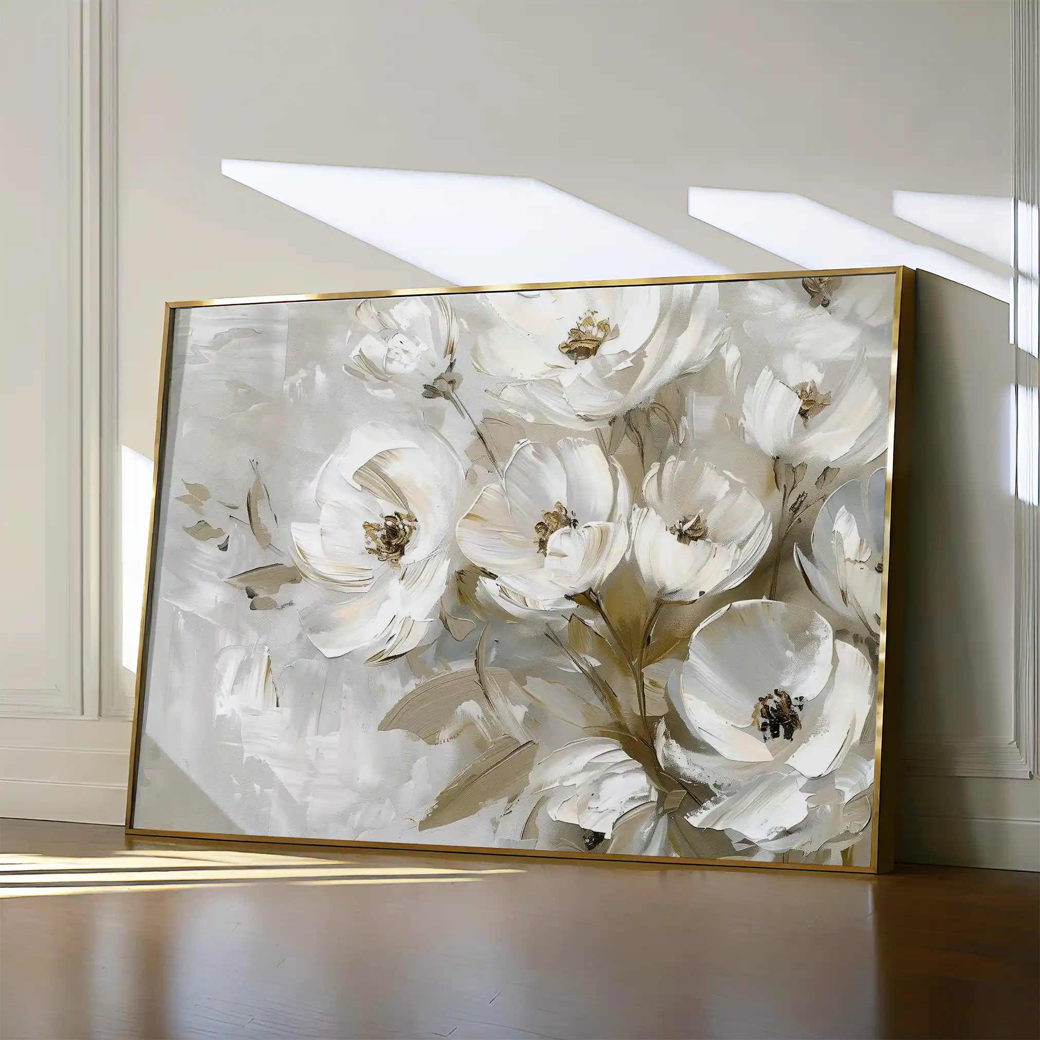 Floral Canvas Wall Art WAD694-F 90 x 60 cm / Stretched on hidden frame