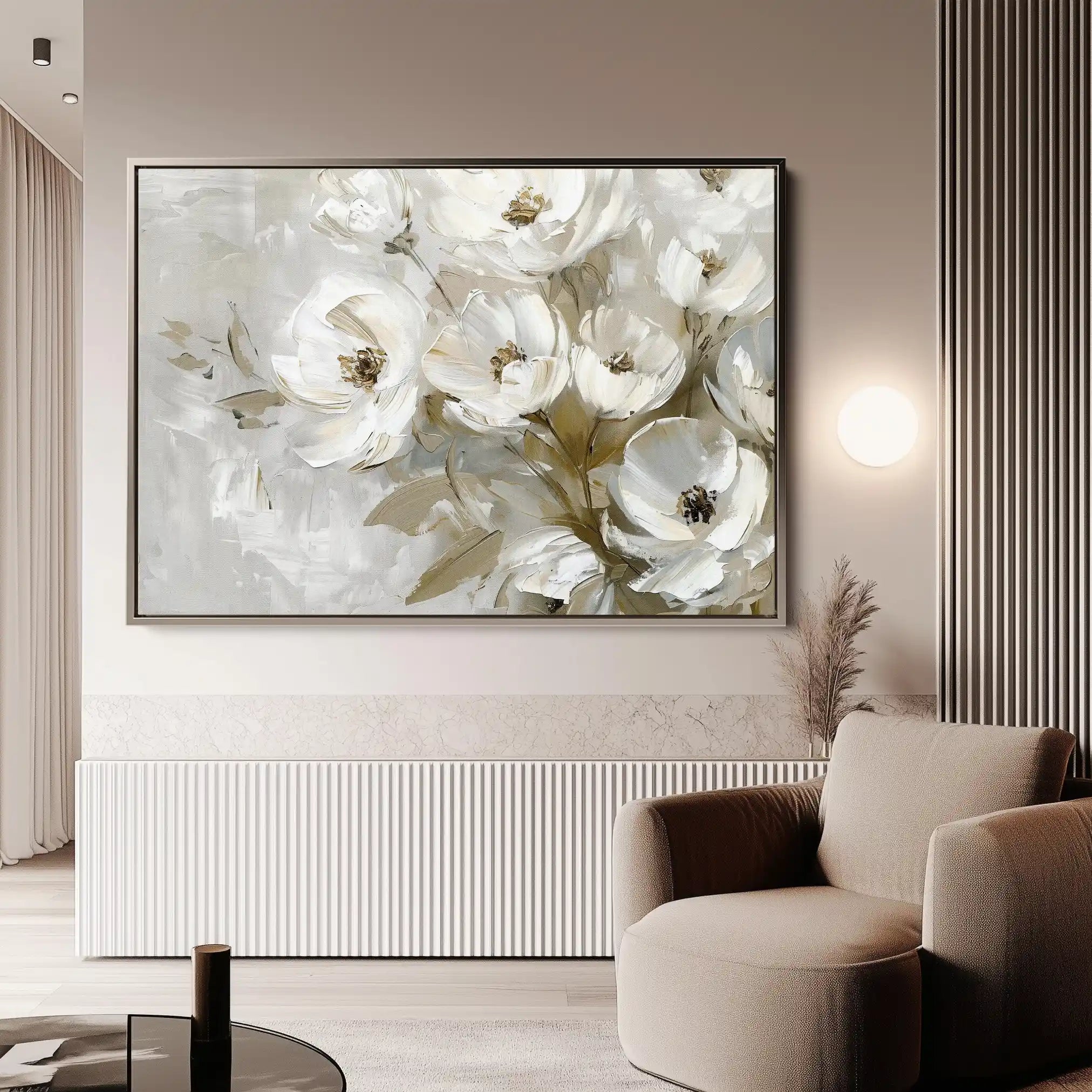 Floral Canvas Wall Art WAD694-F 90 x 60 cm / Stretched on hidden frame