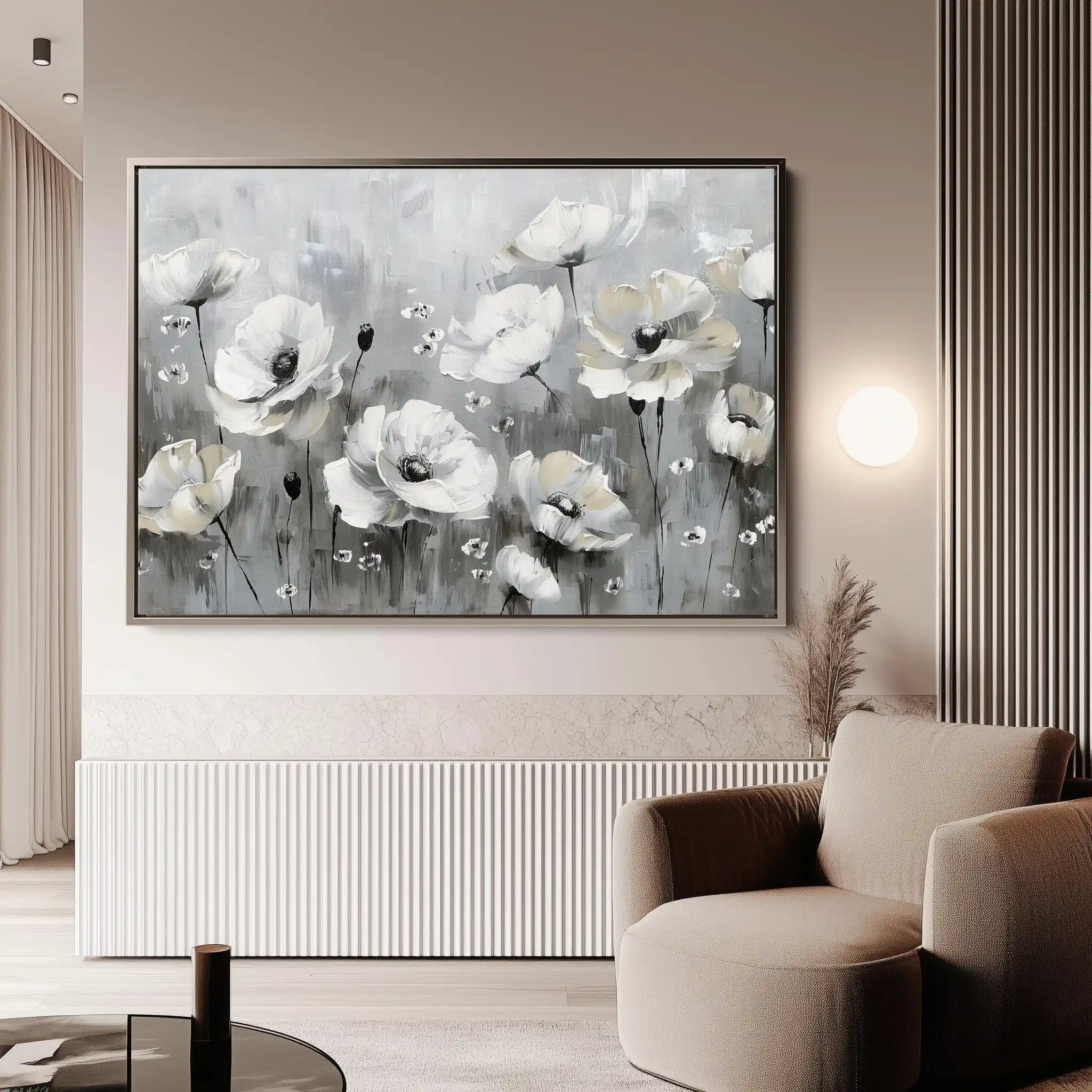 Floral Canvas Wall Art WAD695-F 90 x 60 cm / Stretched on hidden frame