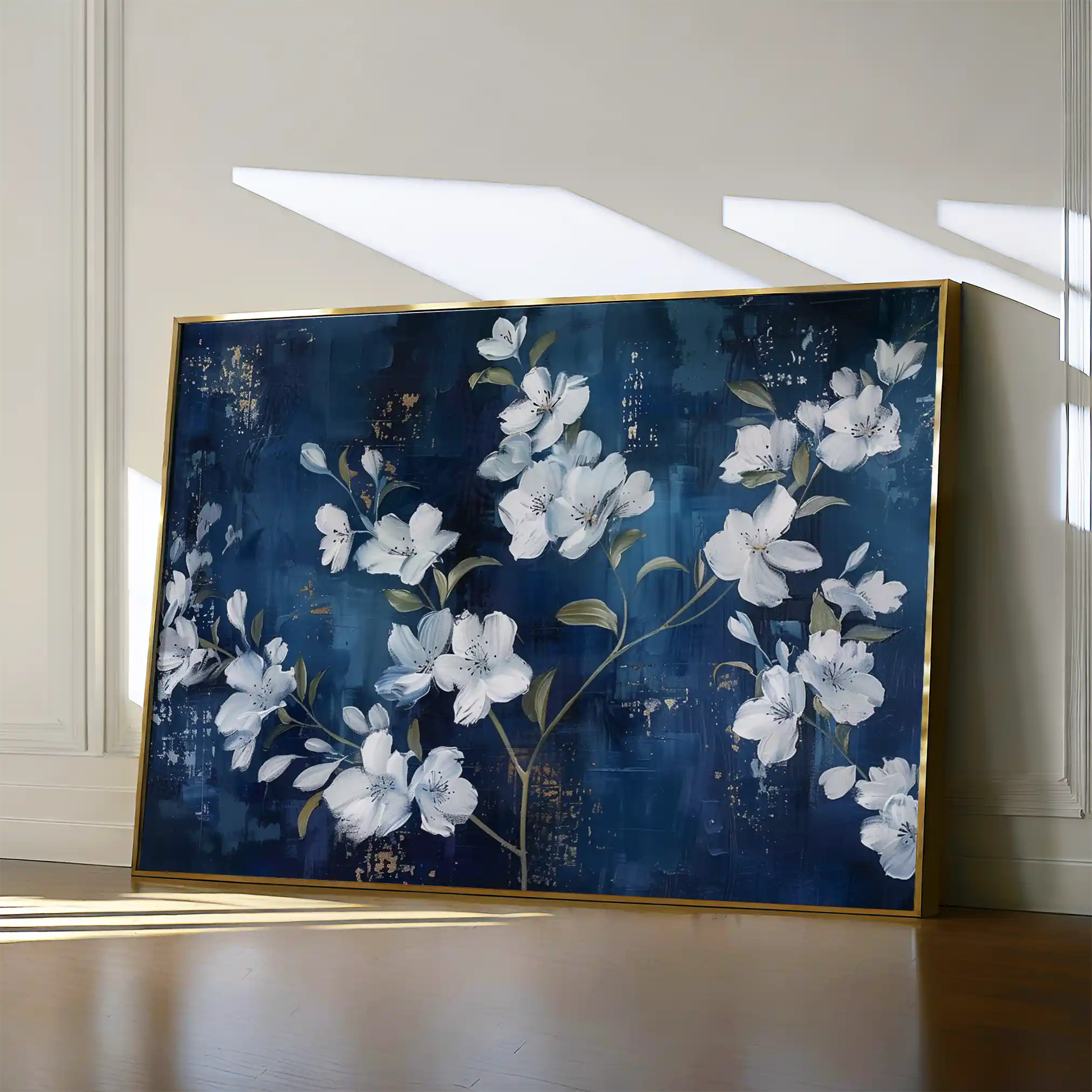 Floral Canvas Wall Art WAD697-F 90 x 60 cm / Stretched on hidden frame