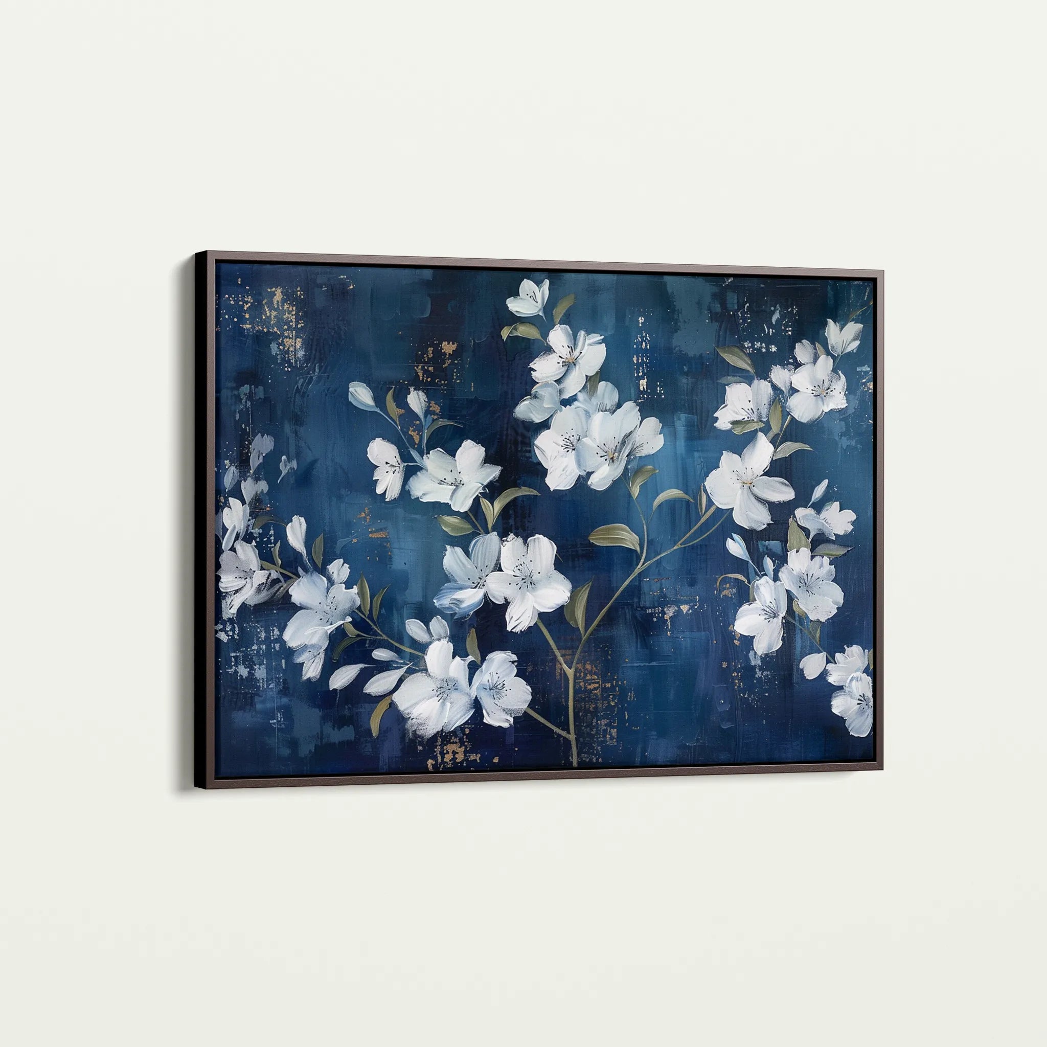 Floral Canvas Wall Art WAD697-F 90 x 60 cm / Stretched on hidden frame