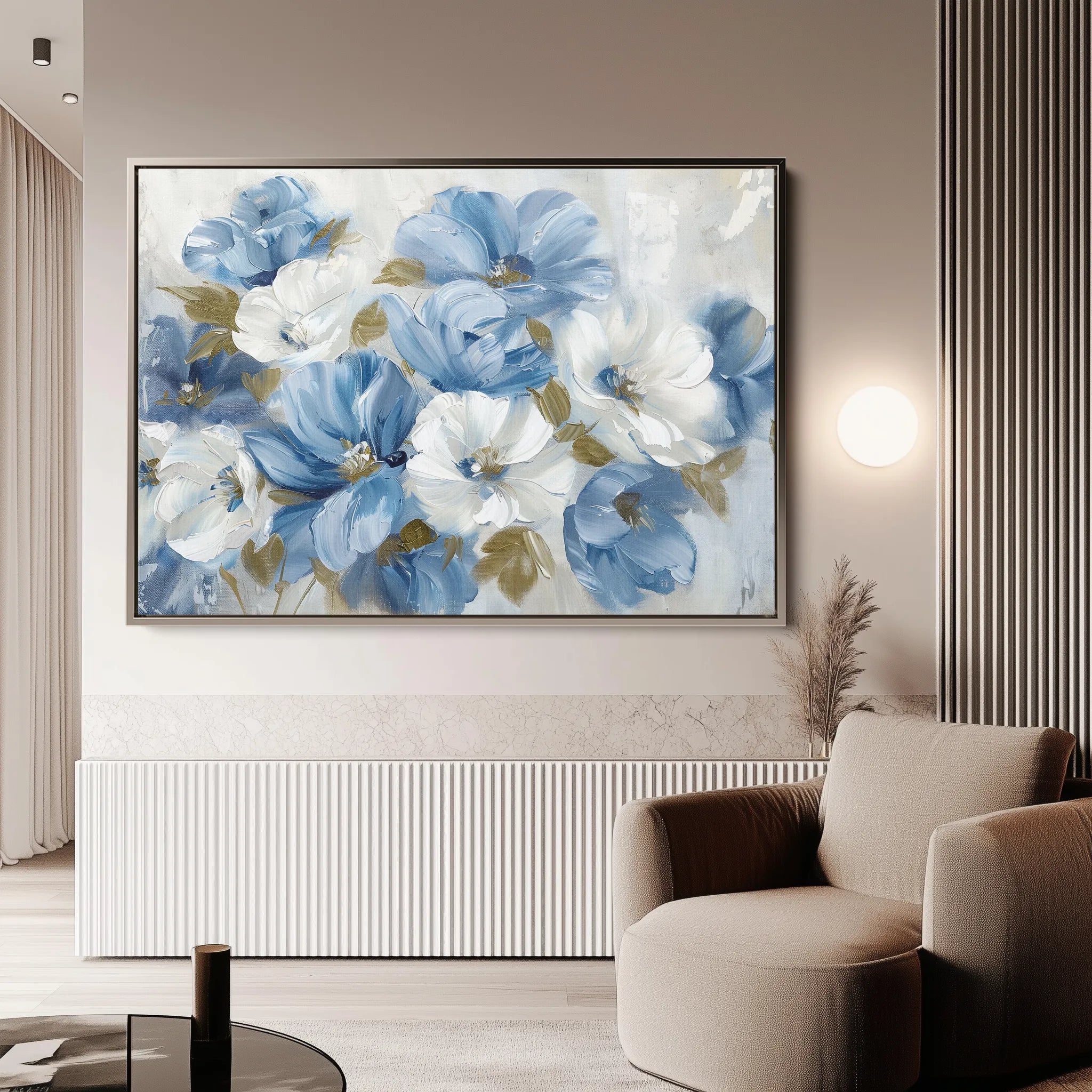 Floral Canvas Wall Art WAD698-F 90 x 60 cm / Stretched on hidden frame
