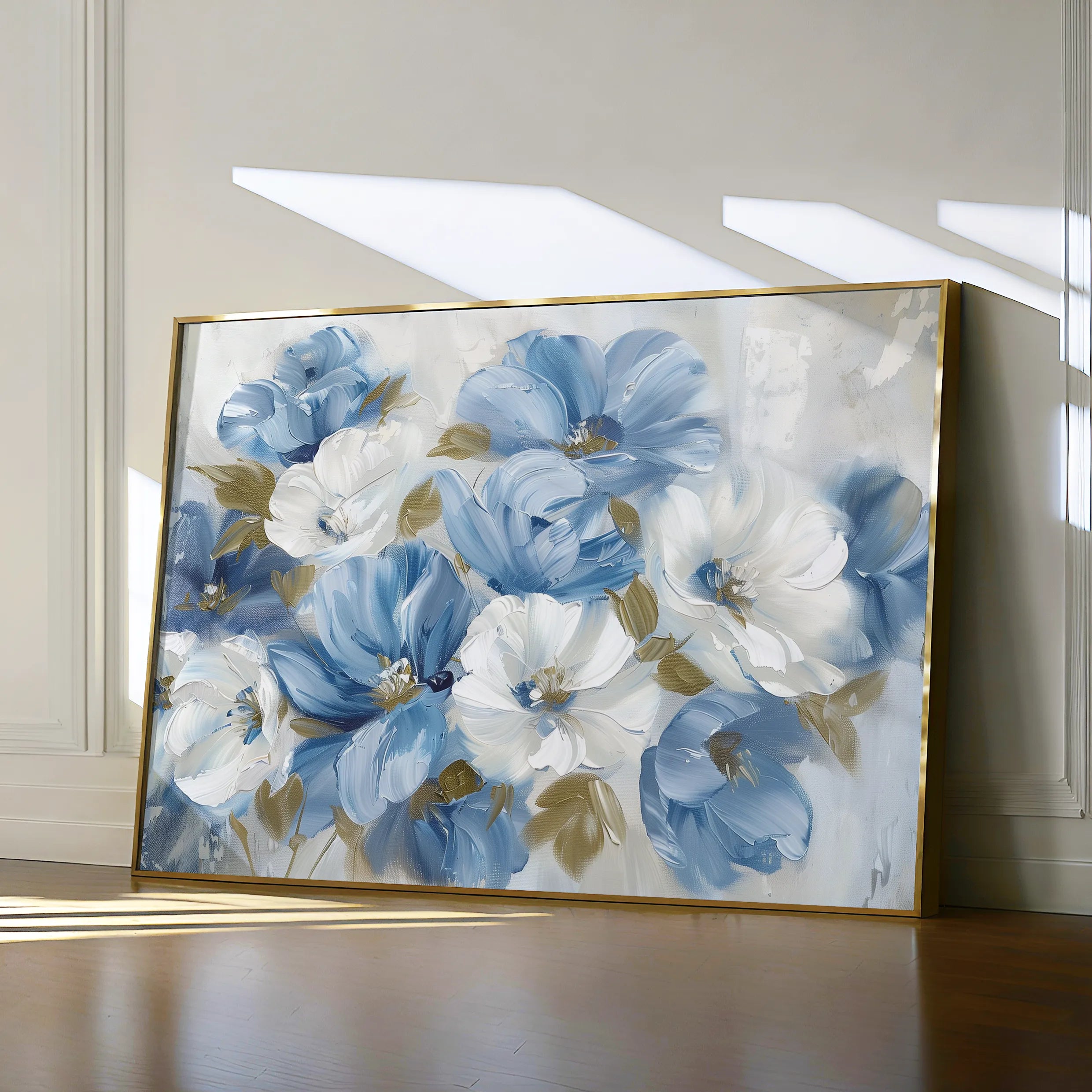 Floral Canvas Wall Art WAD698-F 90 x 60 cm / Stretched on hidden frame