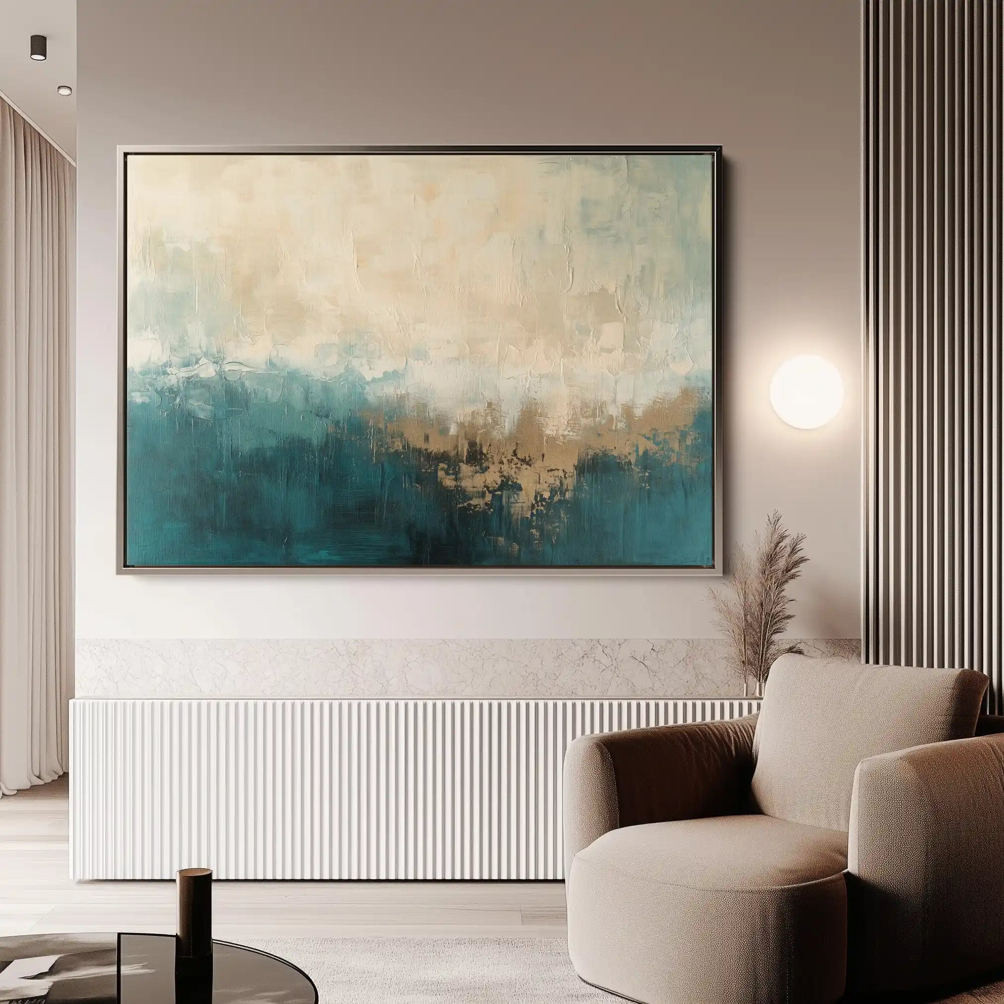 Abstract 699 Canvas Art 60 x 40 cm / Stretched on hidden frame