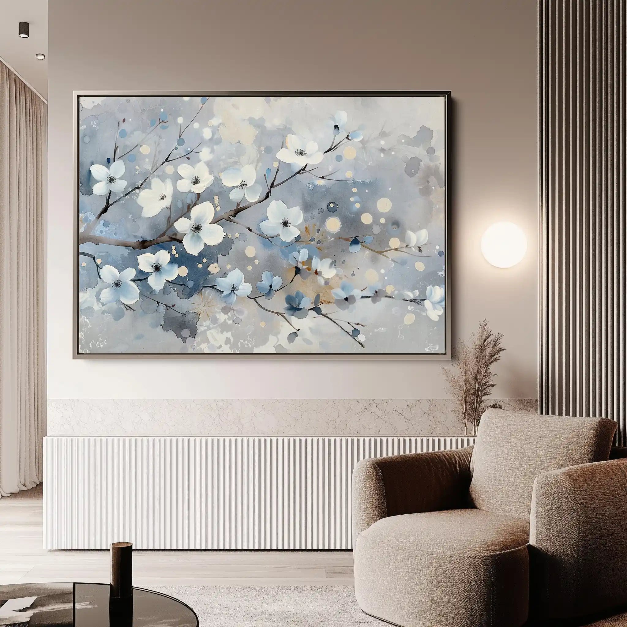 Floral Canvas Wall Art WAD701-F 90 x 60 cm / Stretched on hidden frame