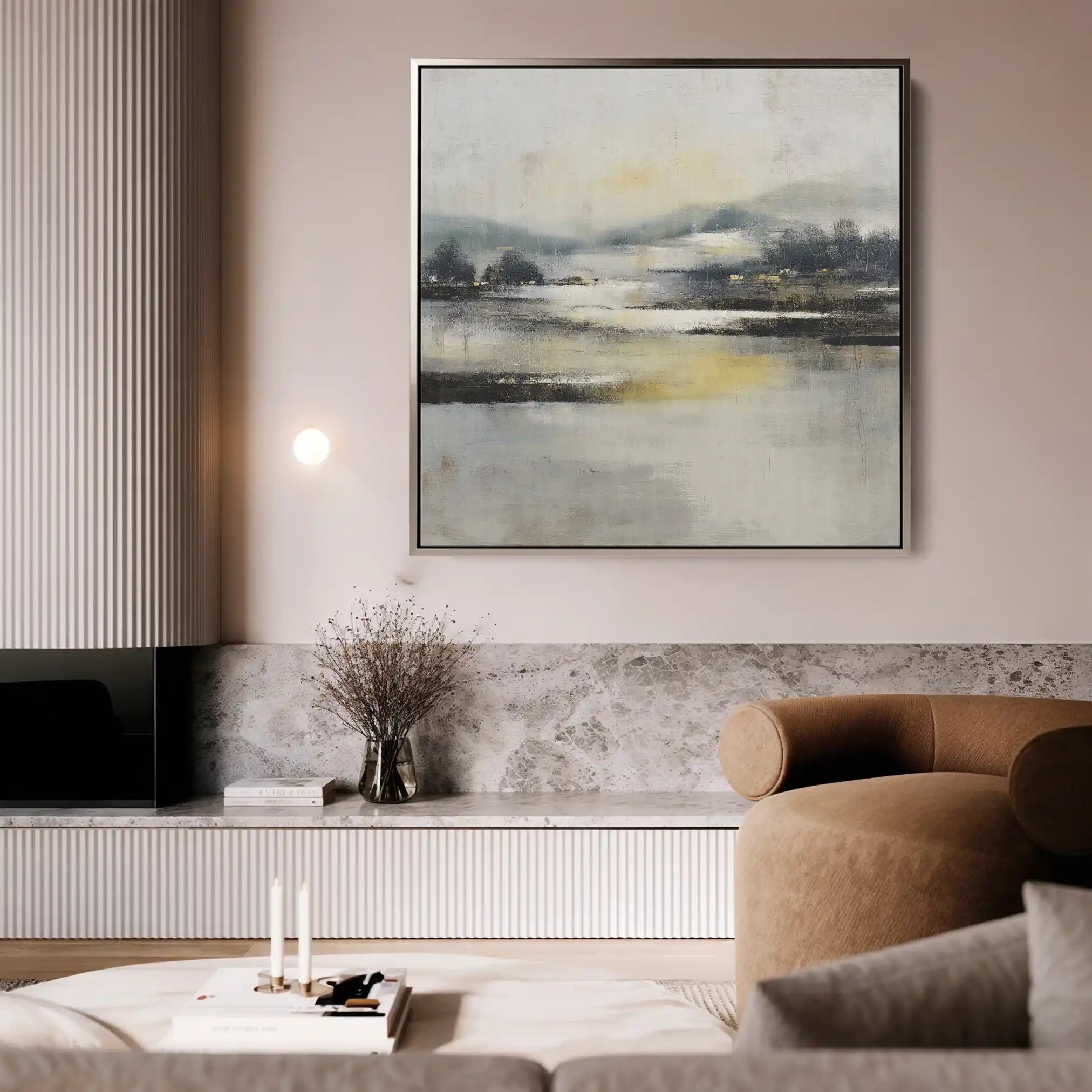 Abstract 703 Canvas Art 60 x 60 cm / Stretched on hidden frame