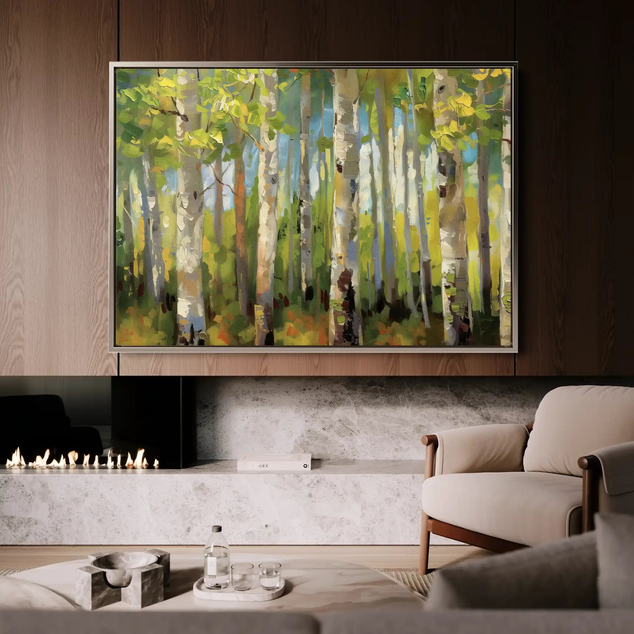 Floral Canvas Wall Art WAD704-F 90 x 60 cm / Stretched on hidden frame