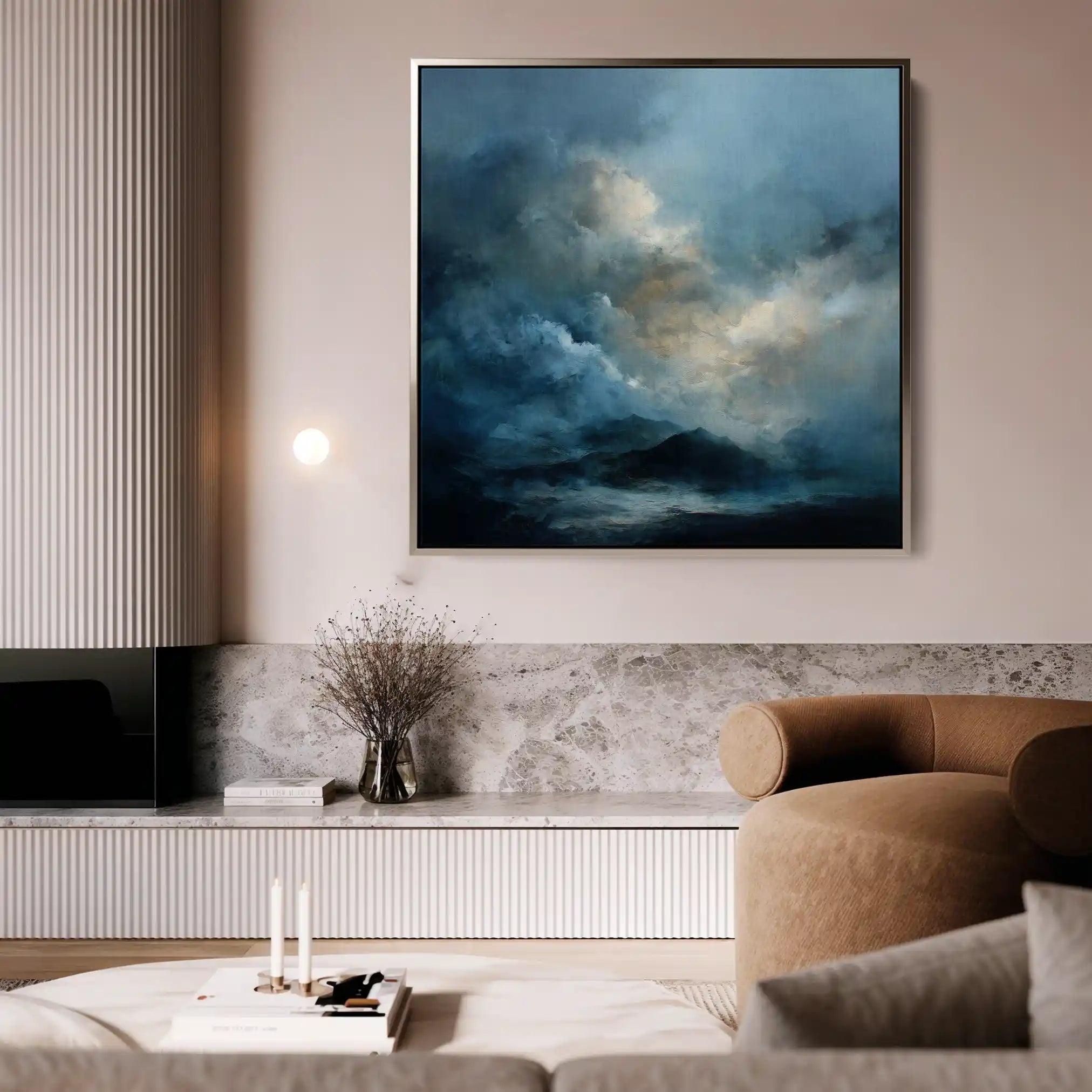 Abstract 705 Canvas Art 60 x 60 cm / Stretched on hidden frame