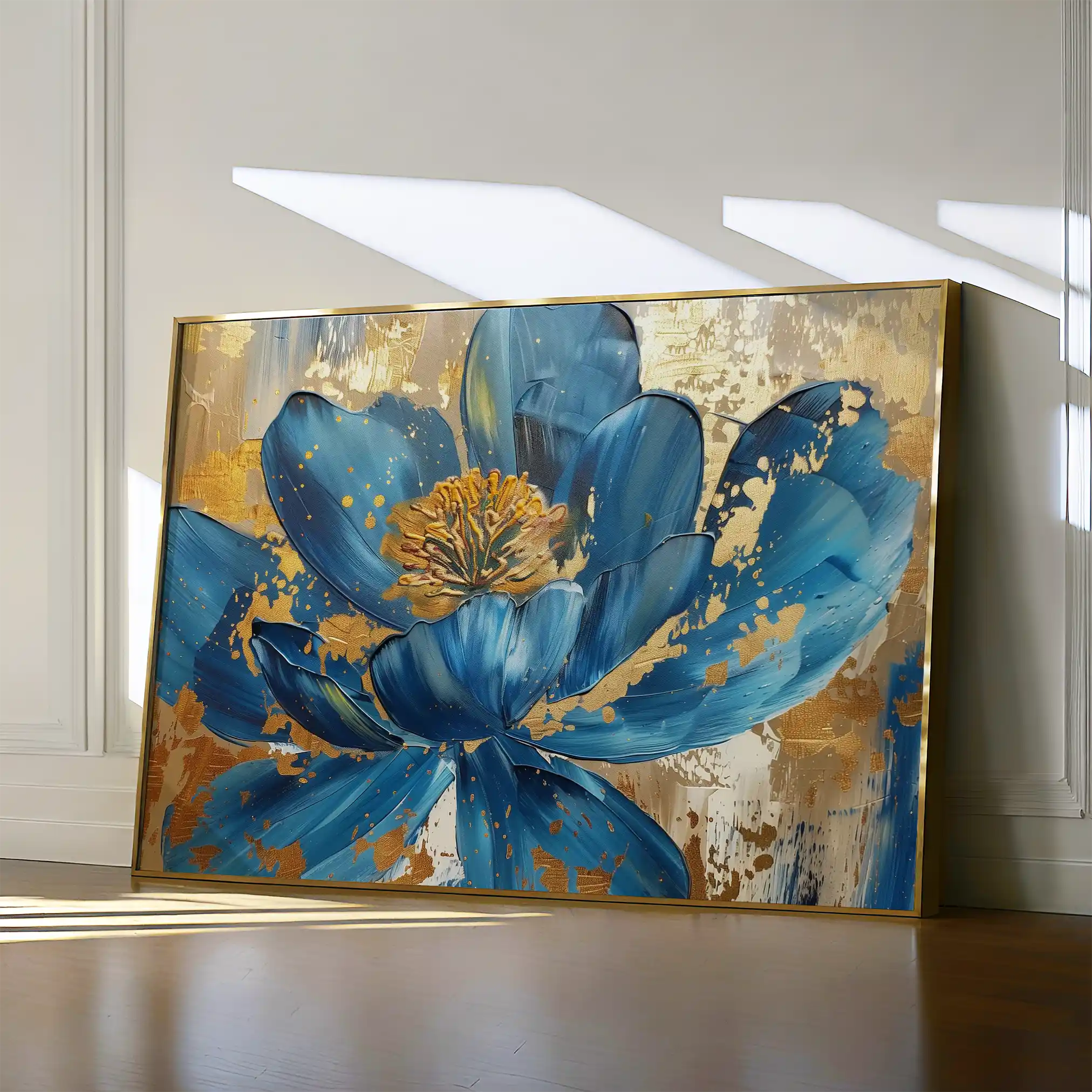 Floral Canvas Wall Art WAD705-F 90 x 60 cm / Stretched on hidden frame