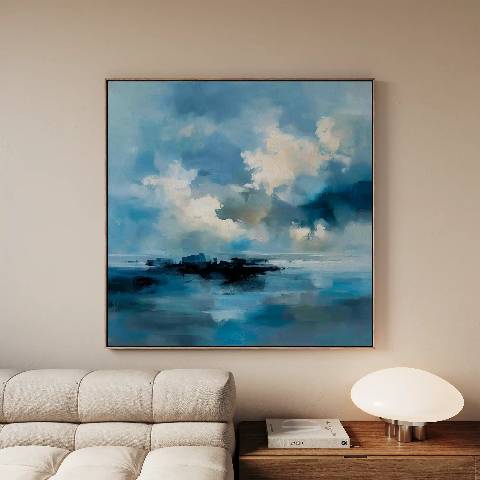 Abstract 706 Canvas Art 60 x 60 cm / Stretched on hidden frame