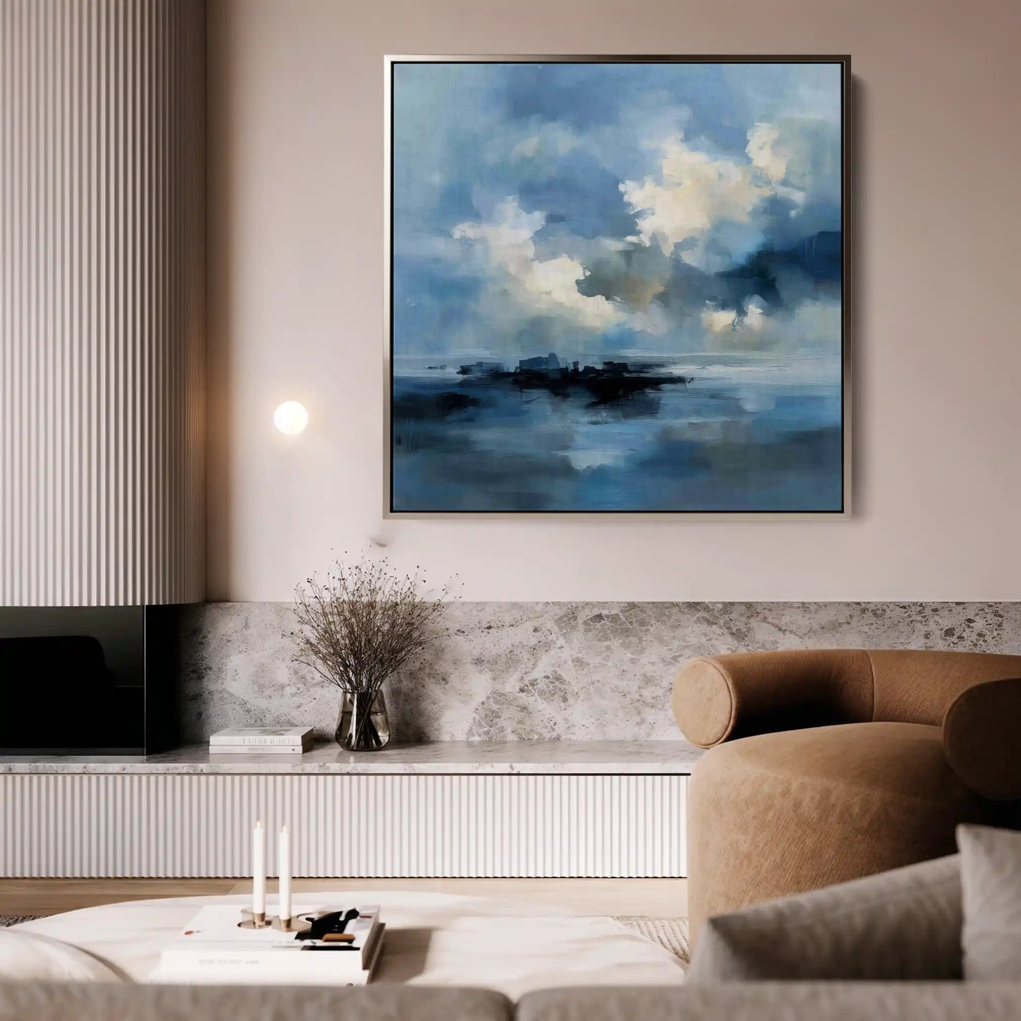 Abstract 706 Canvas Art 60 x 60 cm / Stretched on hidden frame