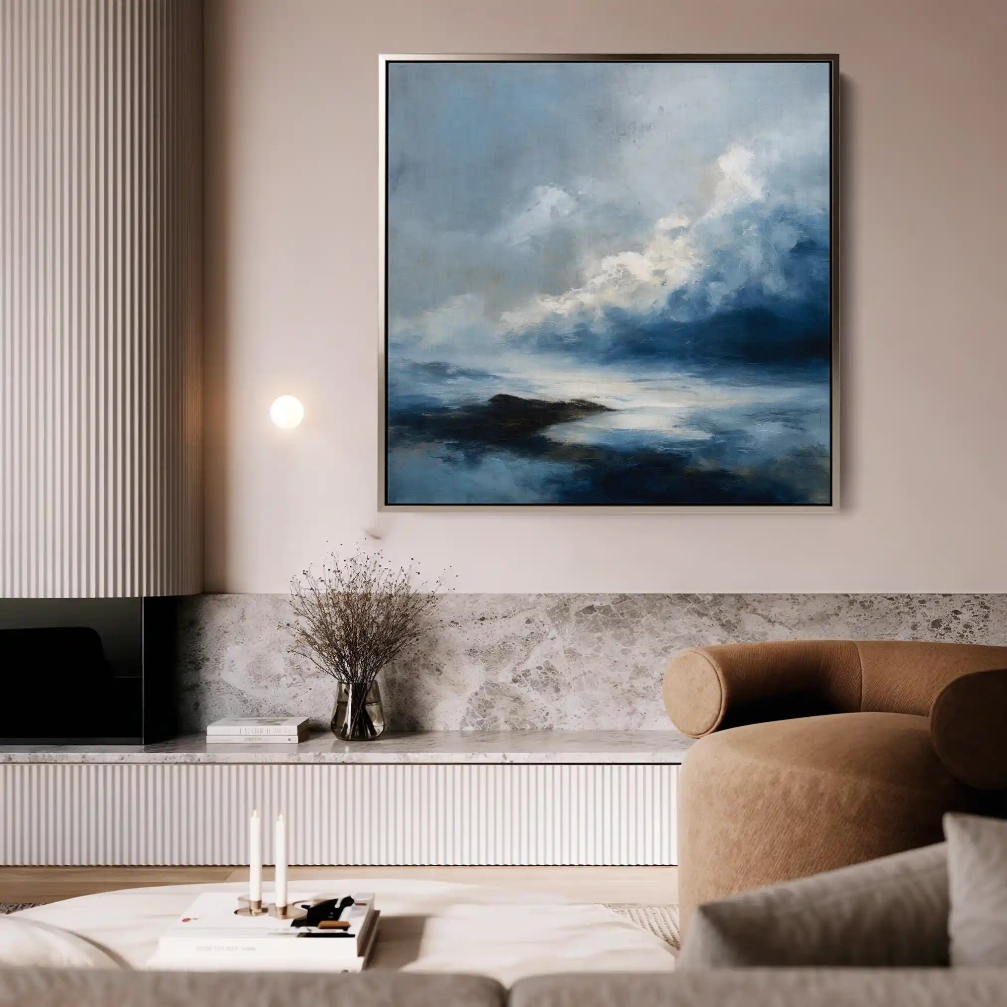 Abstract 707 Canvas Art 60 x 60 cm / Stretched on hidden frame