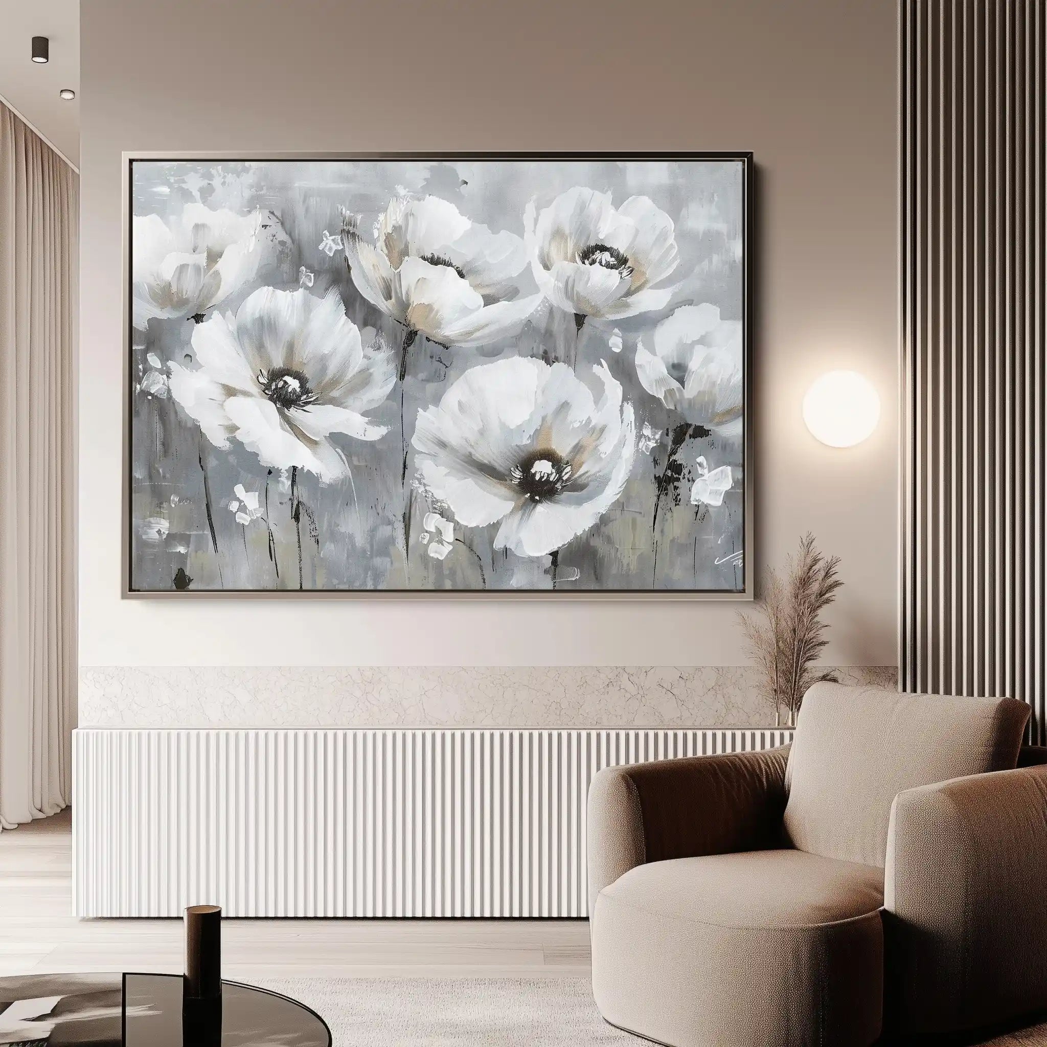 Floral Canvas Wall Art WAD707-F 90 x 60 cm / Stretched on hidden frame