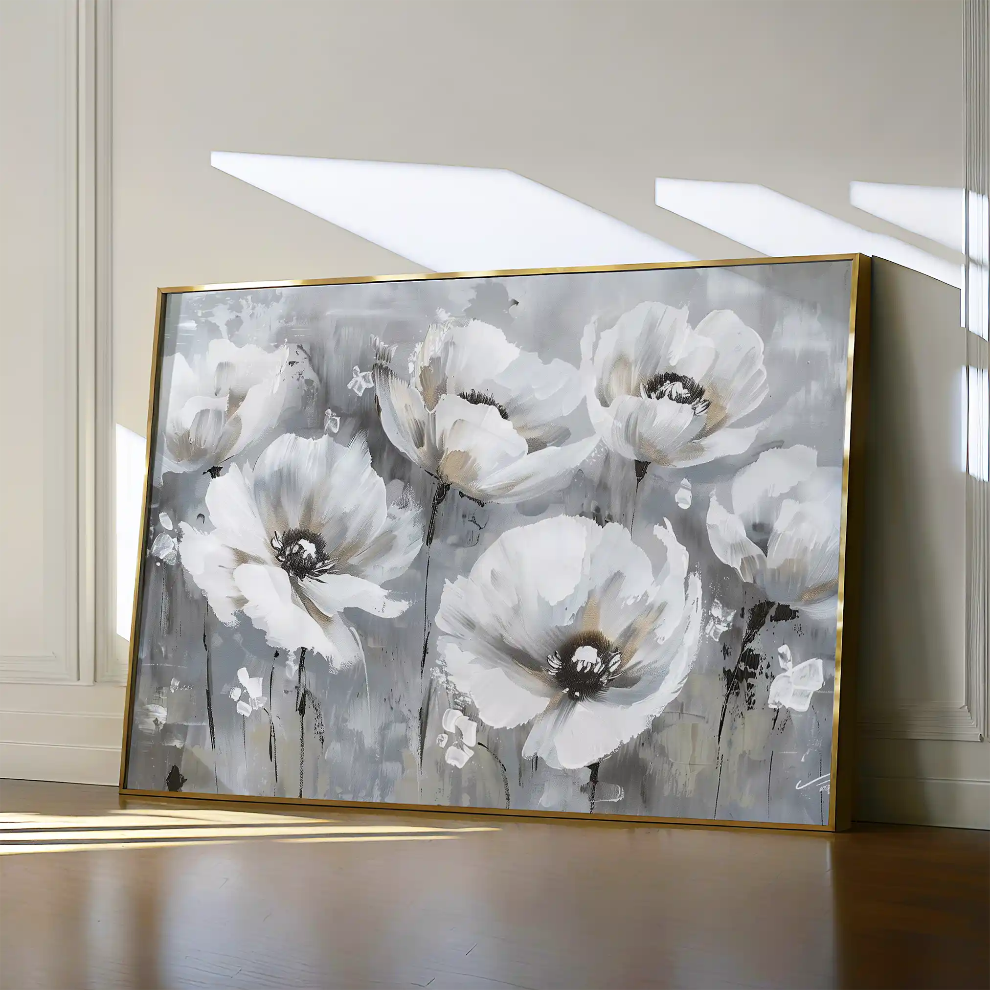Floral Canvas Wall Art WAD707-F 90 x 60 cm / Stretched on hidden frame
