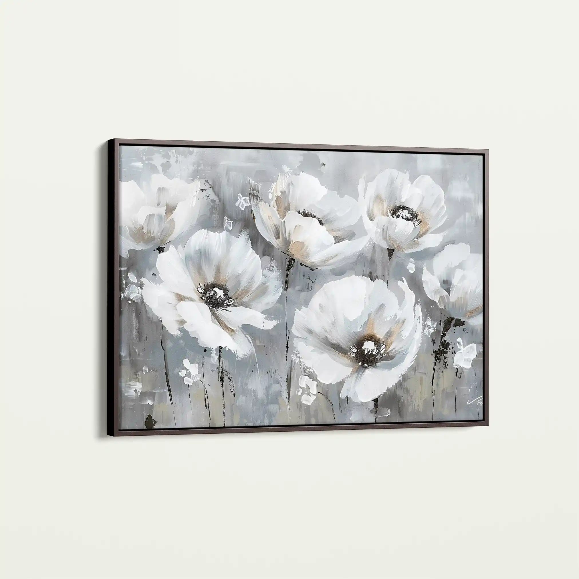 Floral Canvas Wall Art WAD707-F 90 x 60 cm / Stretched on hidden frame