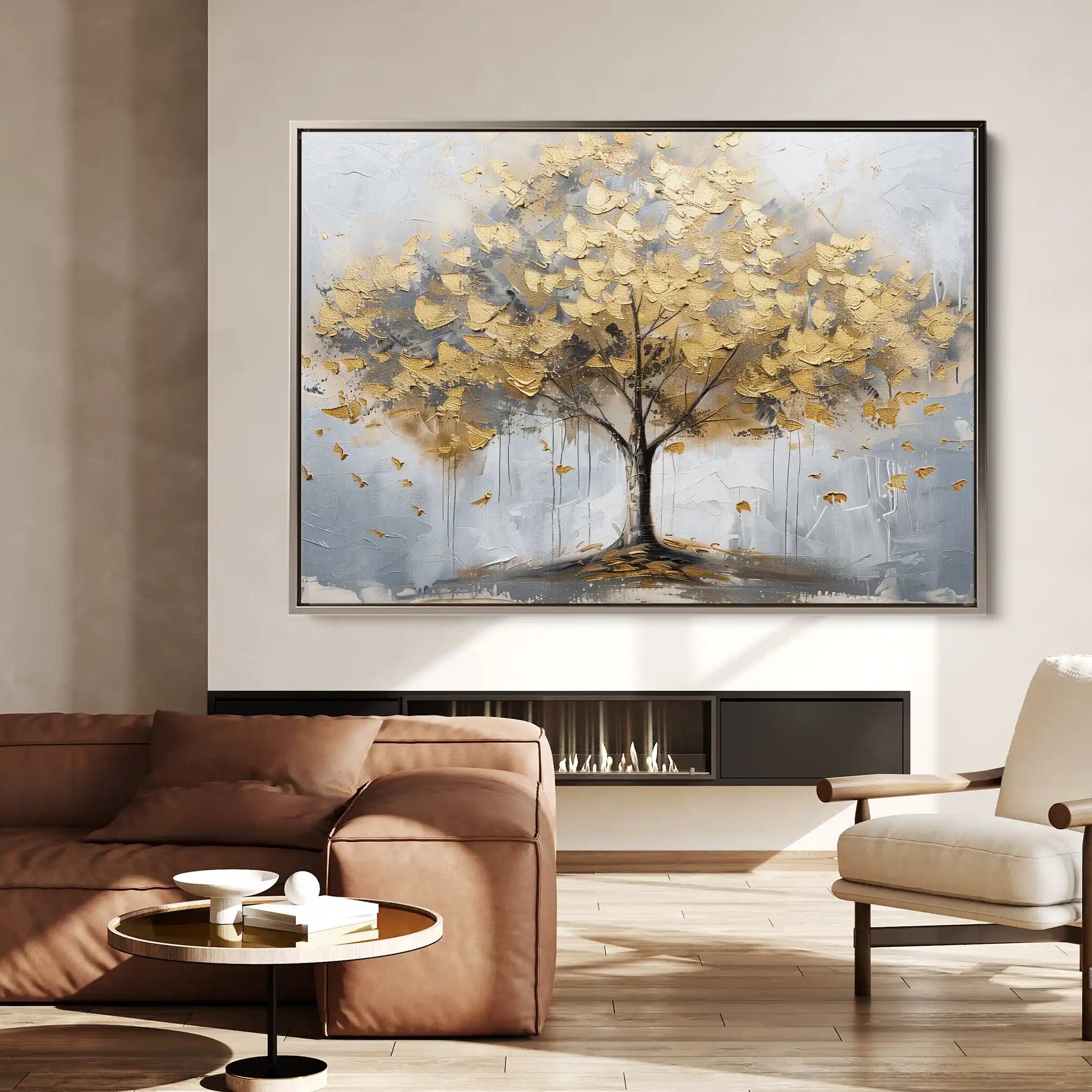 Floral Canvas Wall Art WAD708-F 90 x 60 cm / Stretched on hidden frame