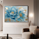 Floral Canvas Wall Art WAD709-F 90 x 60 cm / Stretched on hidden frame