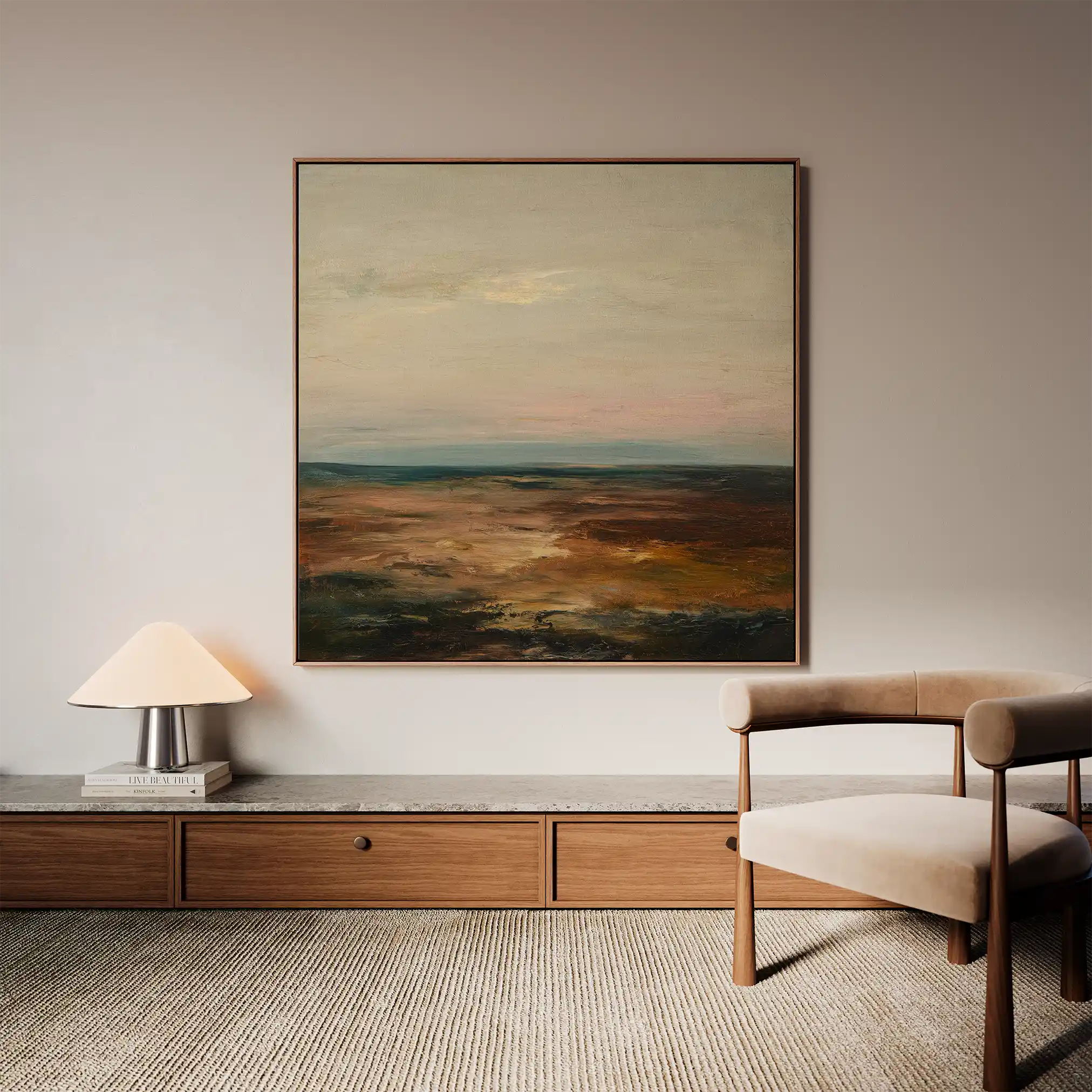 Abstract 710 Canvas Art 60 x 60 cm / Stretched on hidden frame