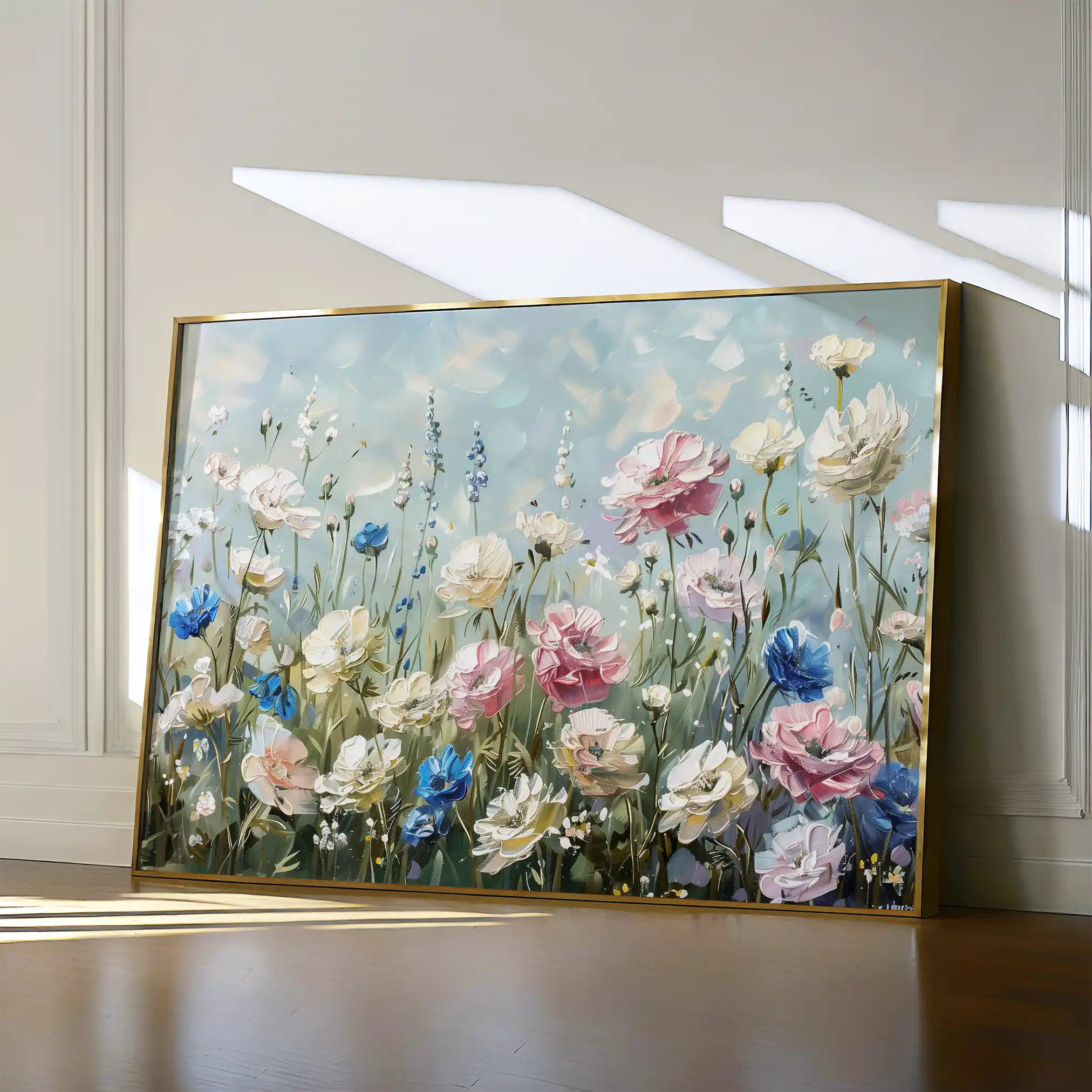 Floral Canvas Wall Art WAD710-F 90 x 60 cm / Stretched on hidden frame