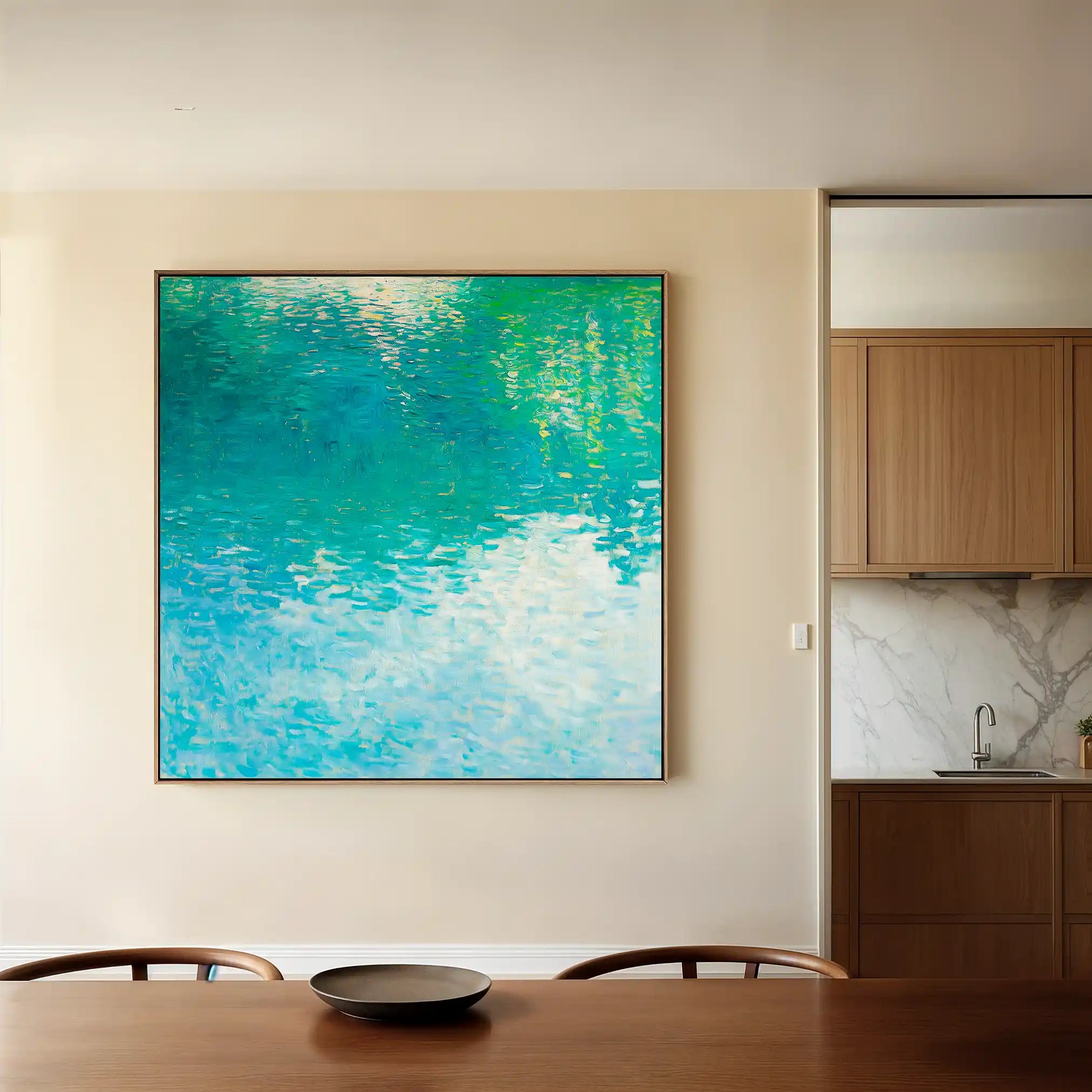 Abstract 711 Canvas Art 60 x 60 cm / Stretched on hidden frame