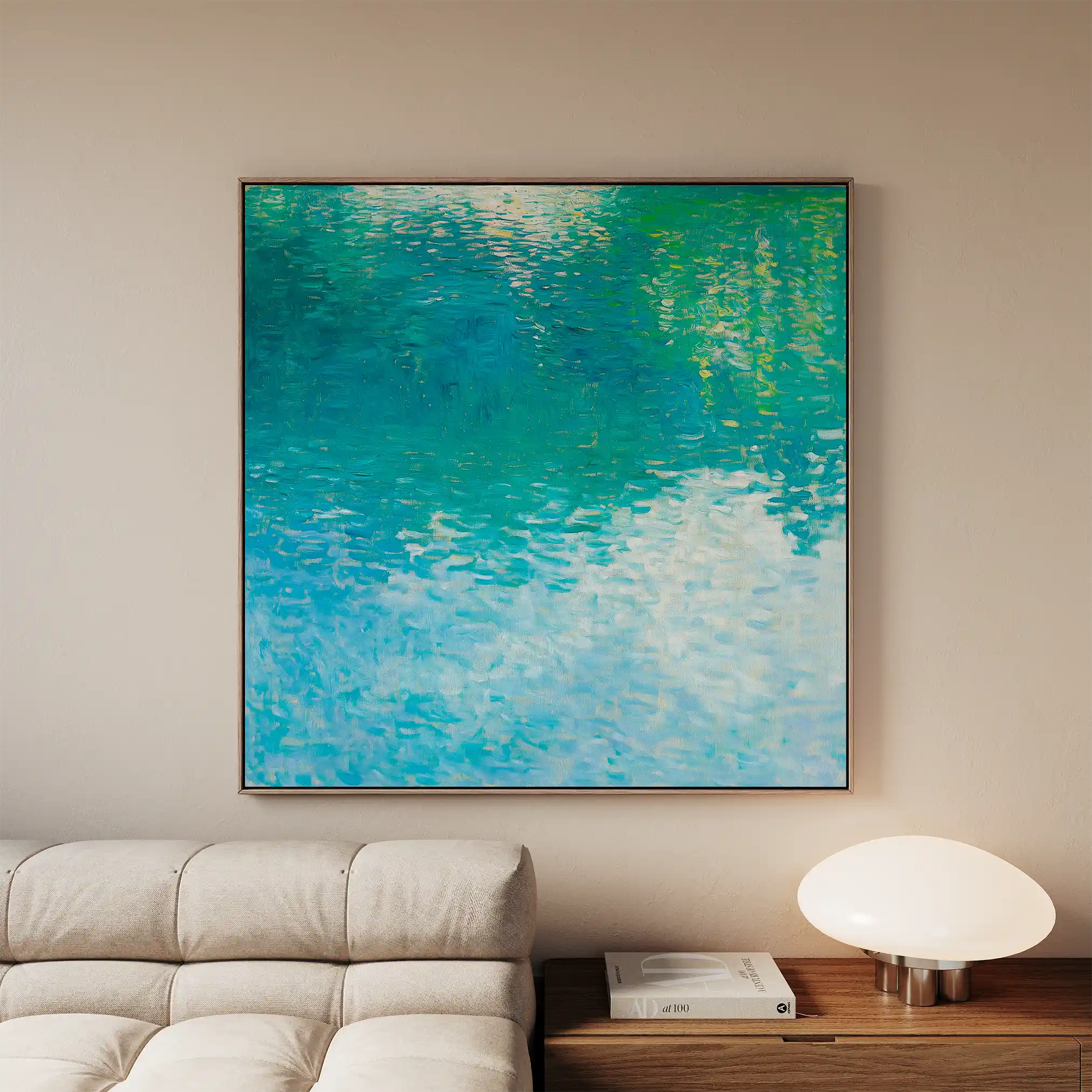 Abstract 711 Canvas Art 60 x 60 cm / Stretched on hidden frame