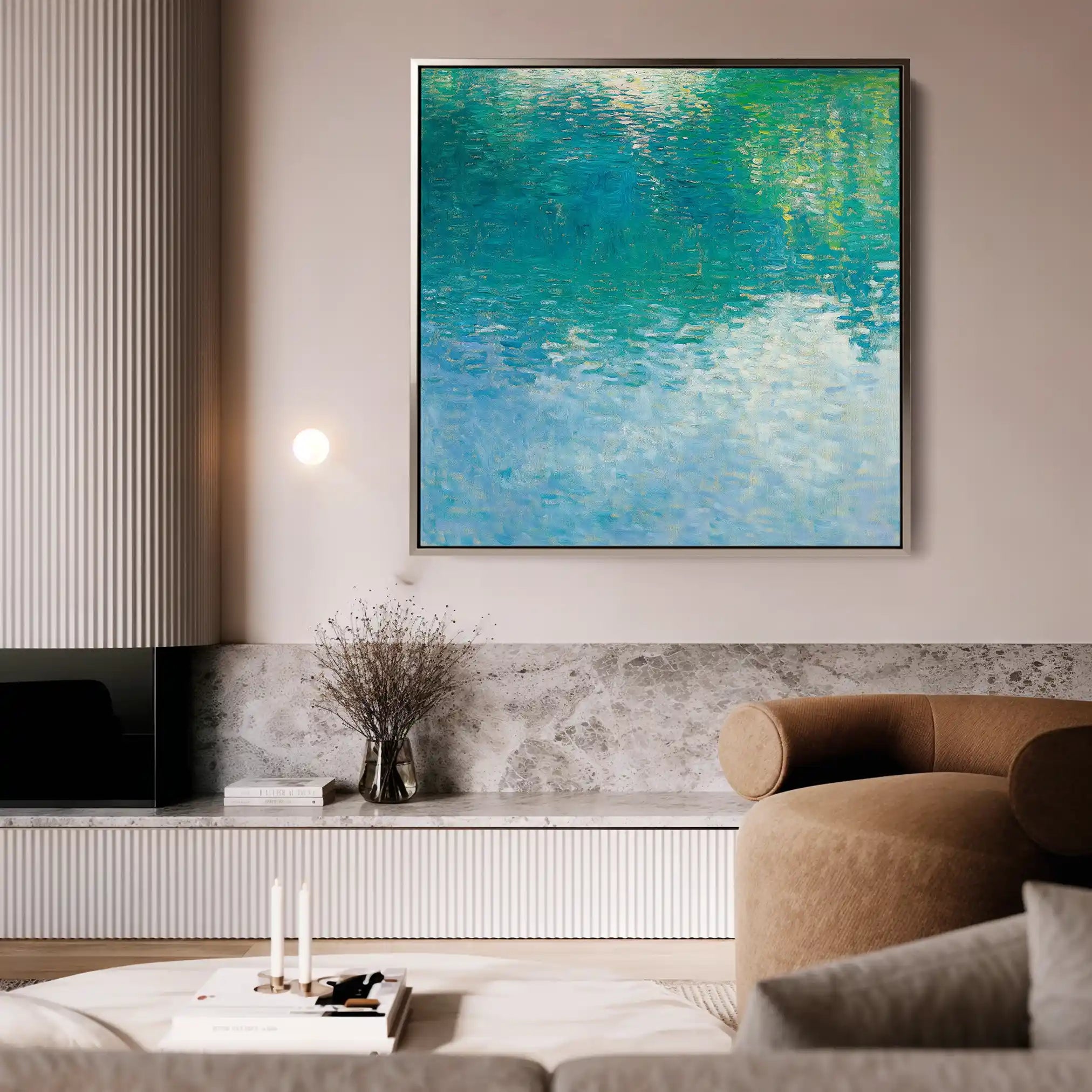 Abstract 711 Canvas Art 60 x 60 cm / Stretched on hidden frame