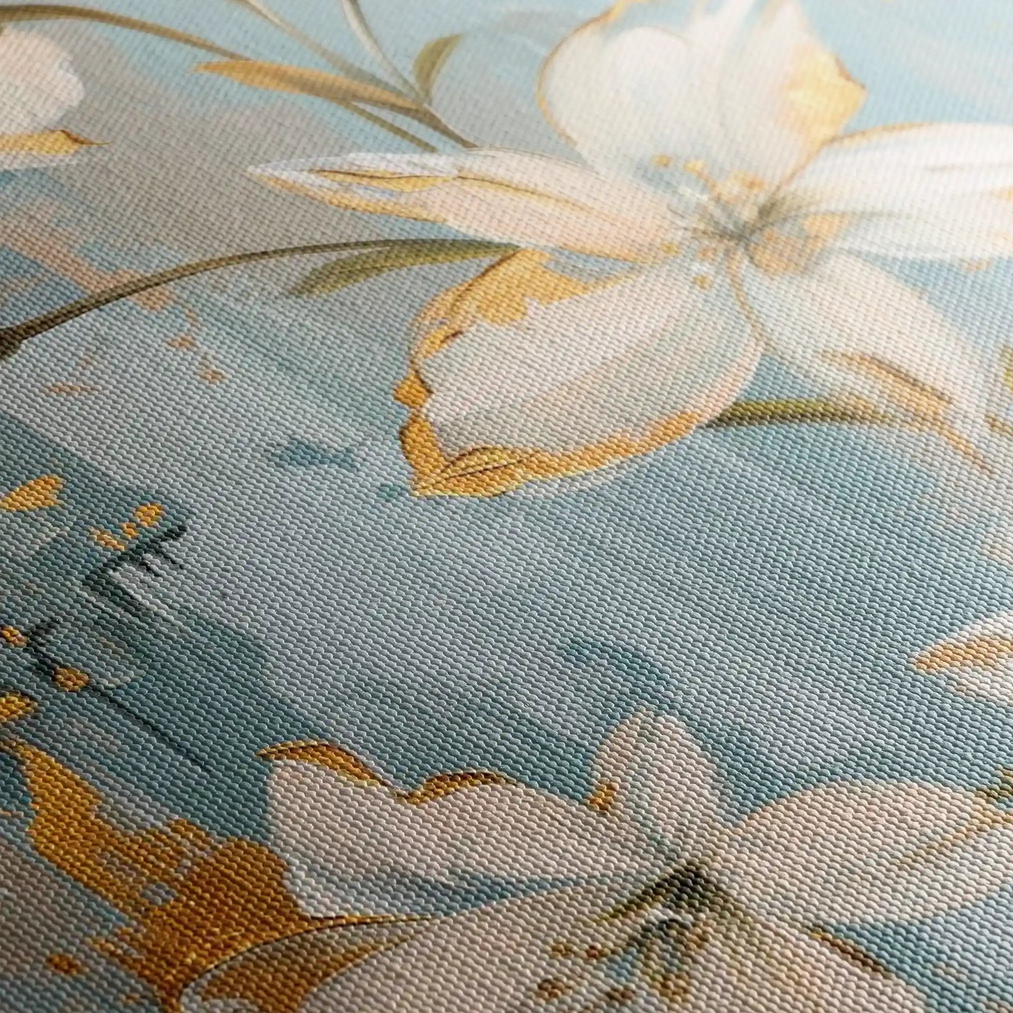 Floral Canvas Wall Art WAD712-F 90 x 60 cm / Stretched on hidden frame