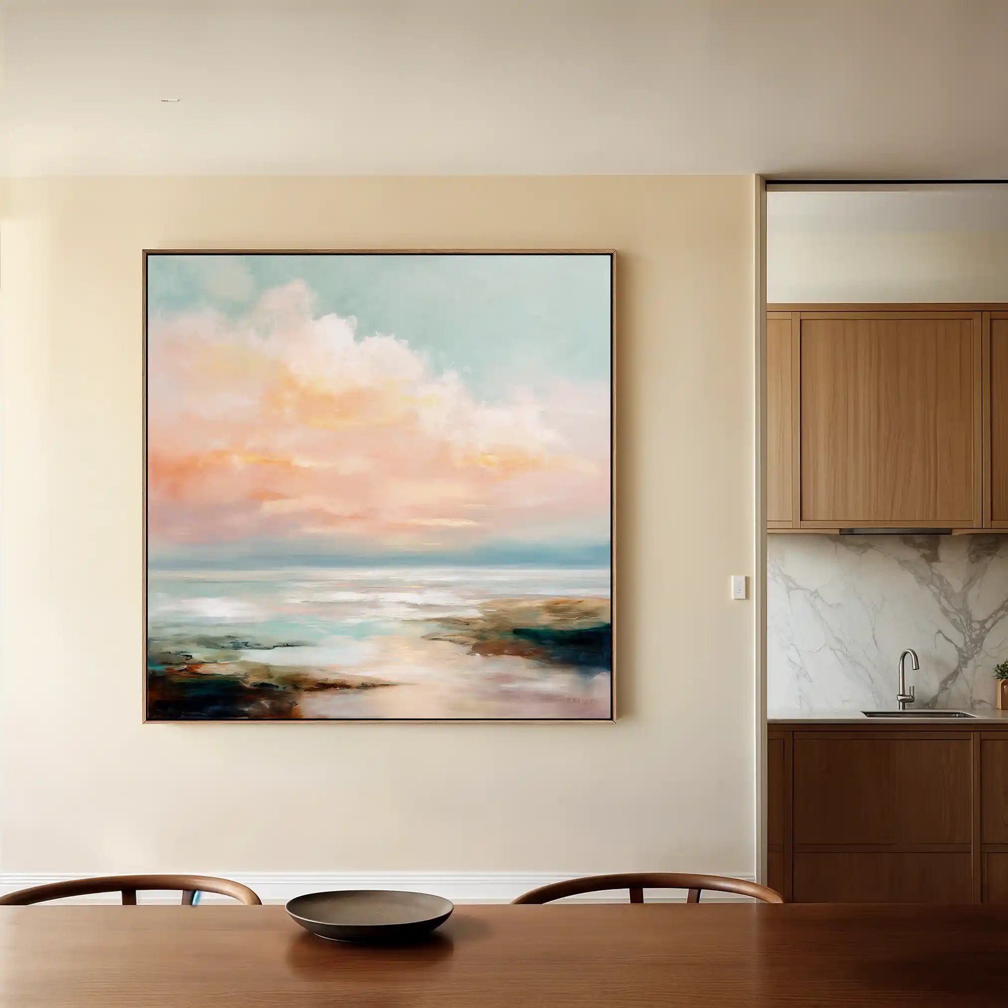 Abstract 713 Canvas Art 60 x 60 cm / Stretched on hidden frame