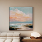 Abstract 713 Canvas Art 60 x 60 cm / Stretched on hidden frame