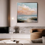 Abstract 713 Canvas Art 60 x 60 cm / Stretched on hidden frame