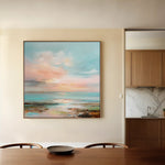 Abstract 714 Canvas Art 60 x 60 cm / Stretched on hidden frame