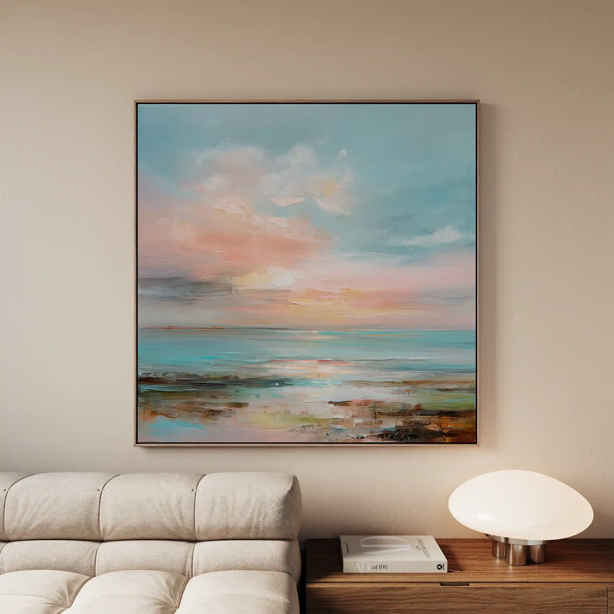 Abstract 714 Canvas Art 60 x 60 cm / Stretched on hidden frame